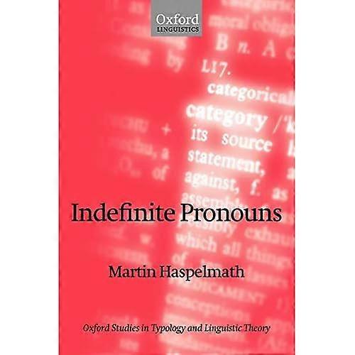 Indefinite Pronouns