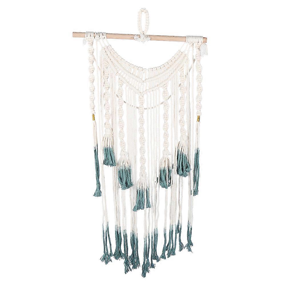 Woven Wall Tapestry With Tassel For Home Decor And Wedding Backdrop Boho Style Size Options