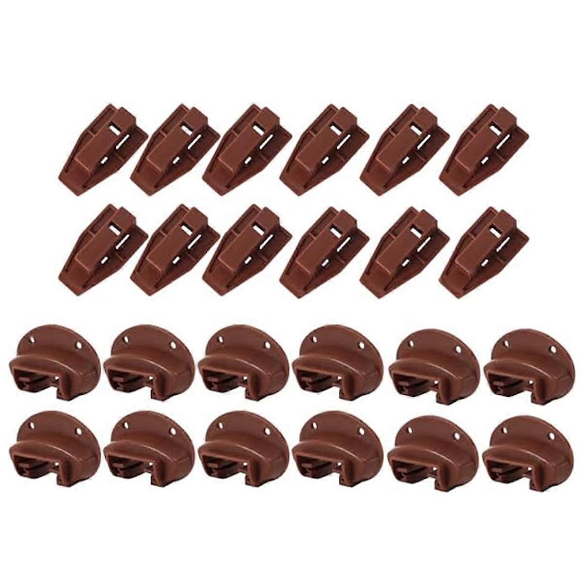12Sets Drawer Guide Kit,Commercial Slide Style Drawers with Roller