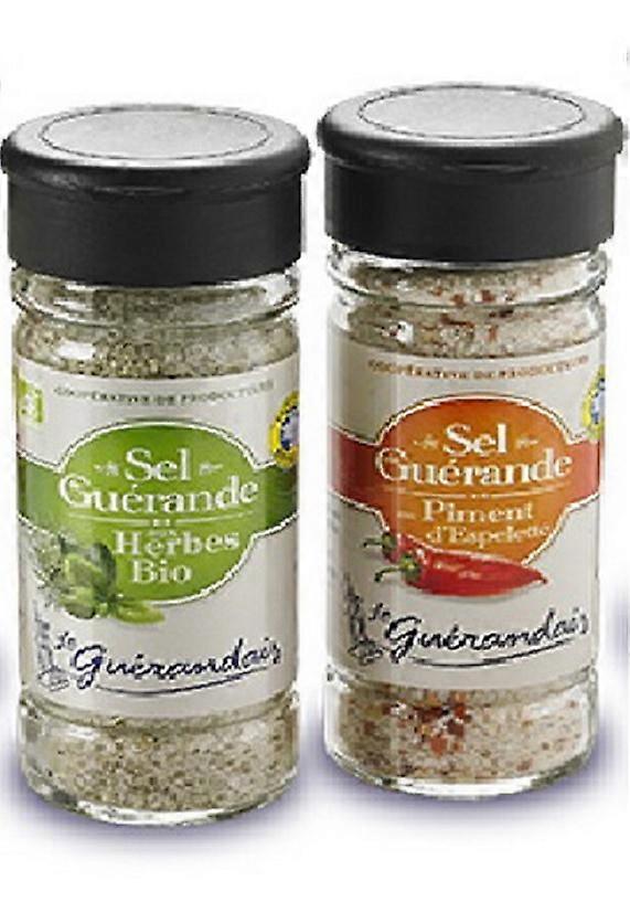 Sada keltská mořská sůl 1x bio bylinky a 1x pepř Espelette