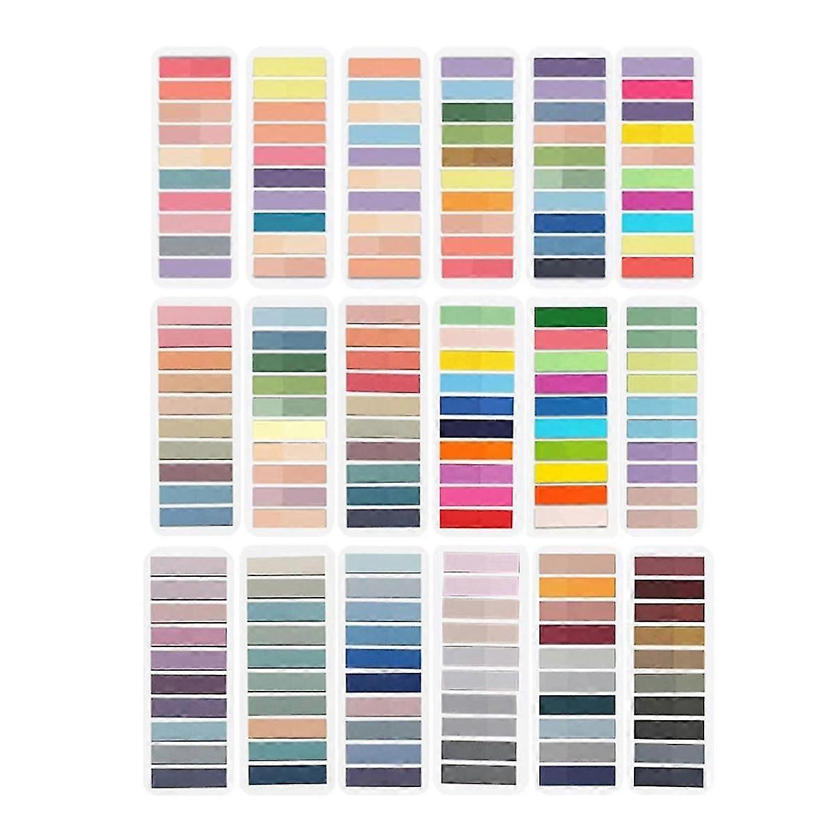 180 Colors Books Tabs for Annotating,Sticky Tabs Clear Sticky Notes, Morandi Page Markers for ,(360