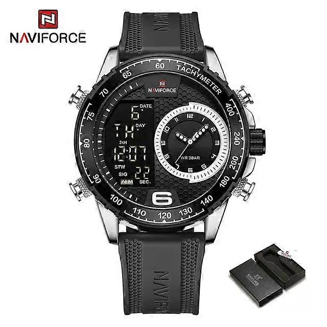 Watches For Men Silicone Strap Chronograph Digital Quartz Wristwatches Fashion Luminous Waterproof Clock 2025
