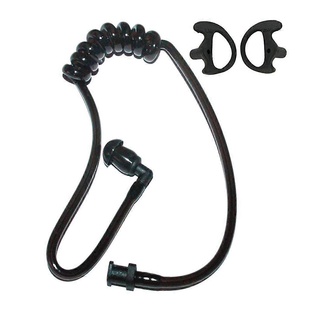 Replacement Acoustic Coil Tube with Medium Earmold Earbud Earplug for Two-Way