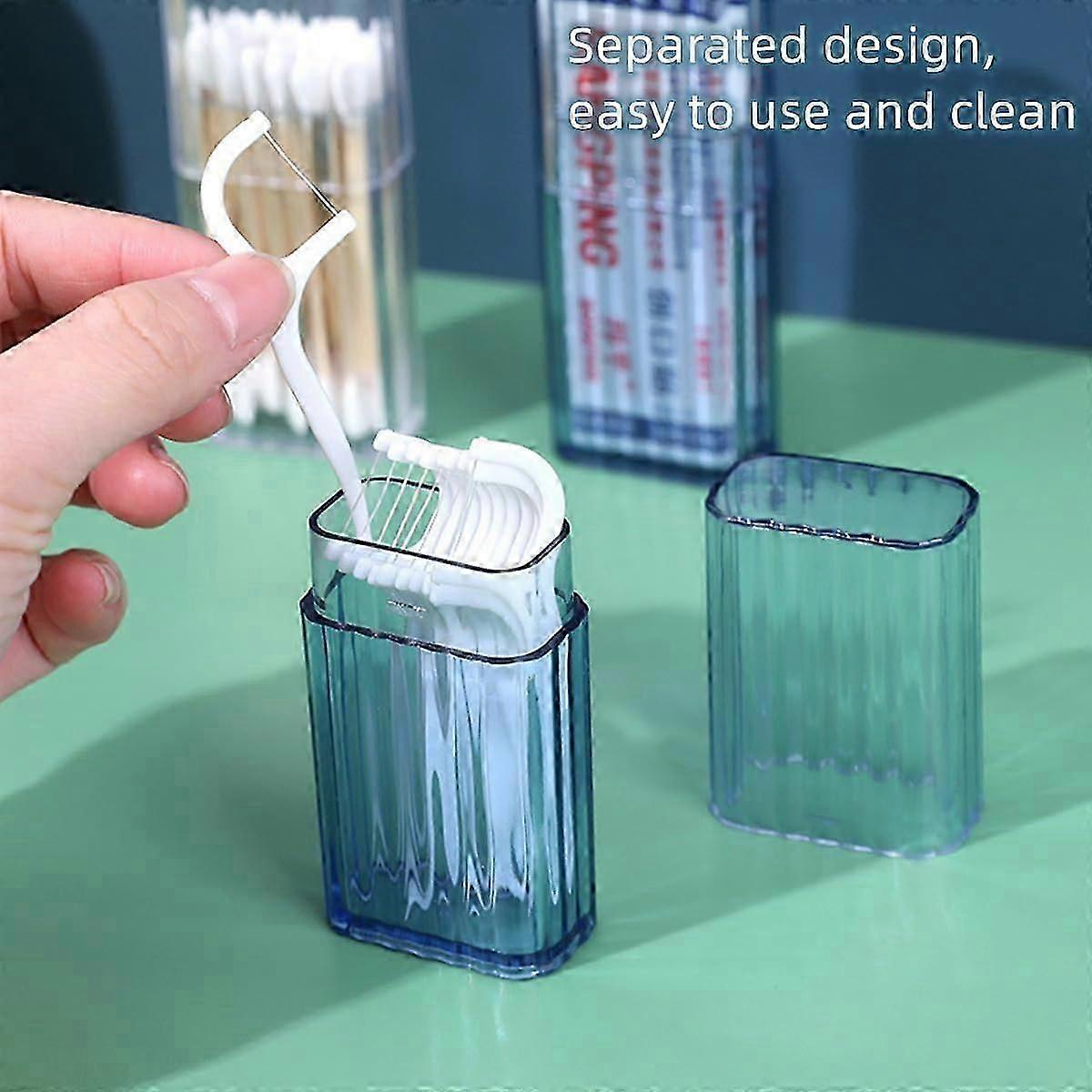 4pcs Portable Transparent Storage Box For Business Trips, Toothpicks, Cotton Swabs, Minimalist Small Items, Bandage Sorting And Organizing Box