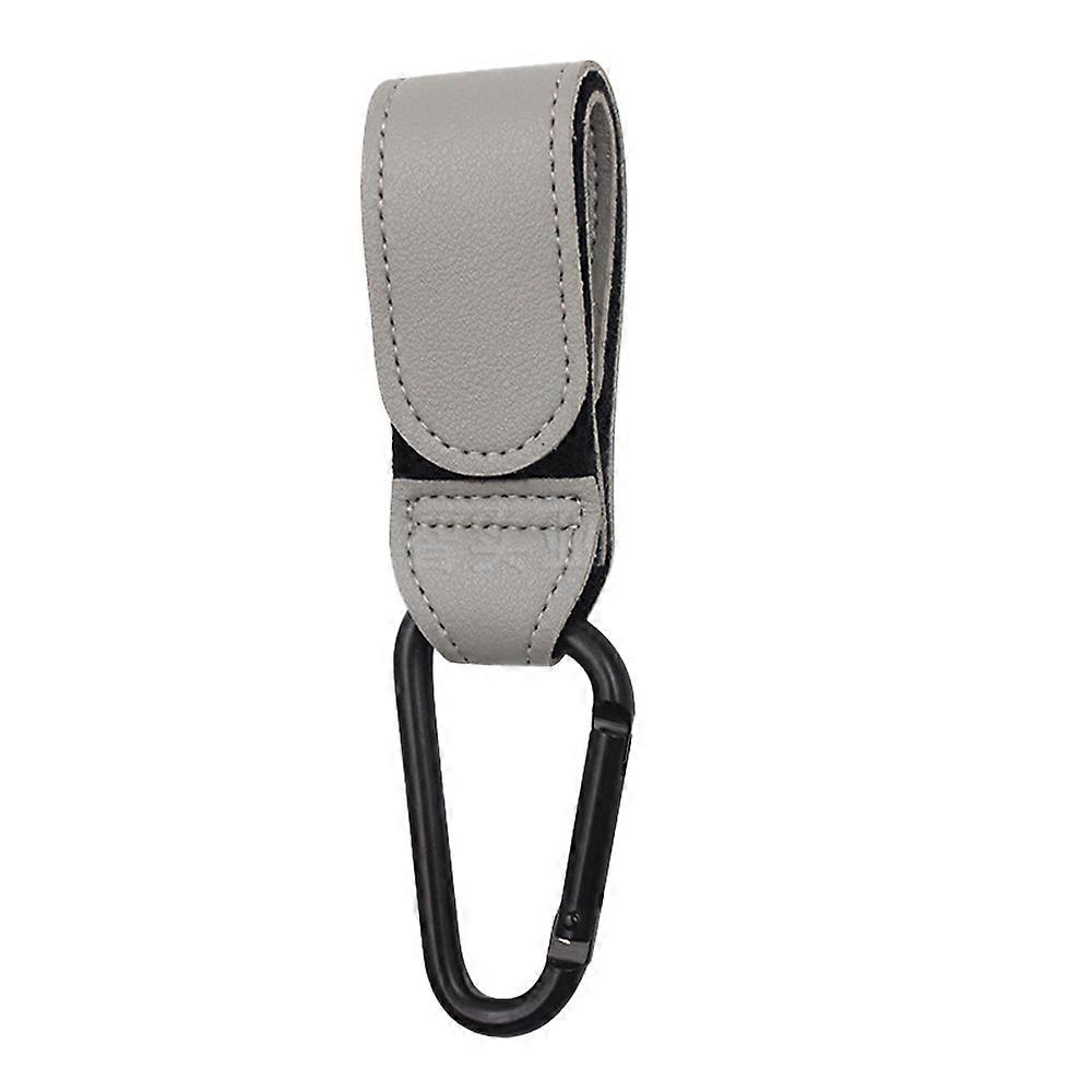 Durable Leather Stroller Hooks, Free Up Your Hands, Secure Fitting for Multiple Items (2PCS)