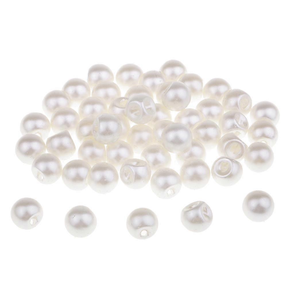 5 Pieces Pearl+ Rhinestone Decorative Button Sewing Button Garment Accs