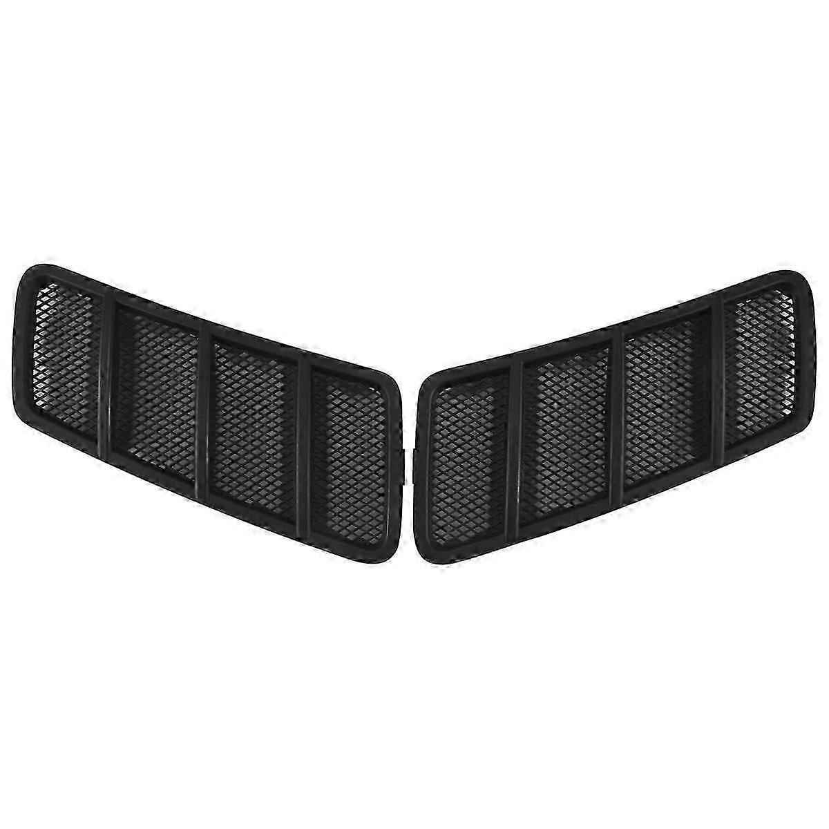 2X Side Hood Air Vent Grille Cover for - W166 ML Class 2012-2015 1668800105 1668800205 DS