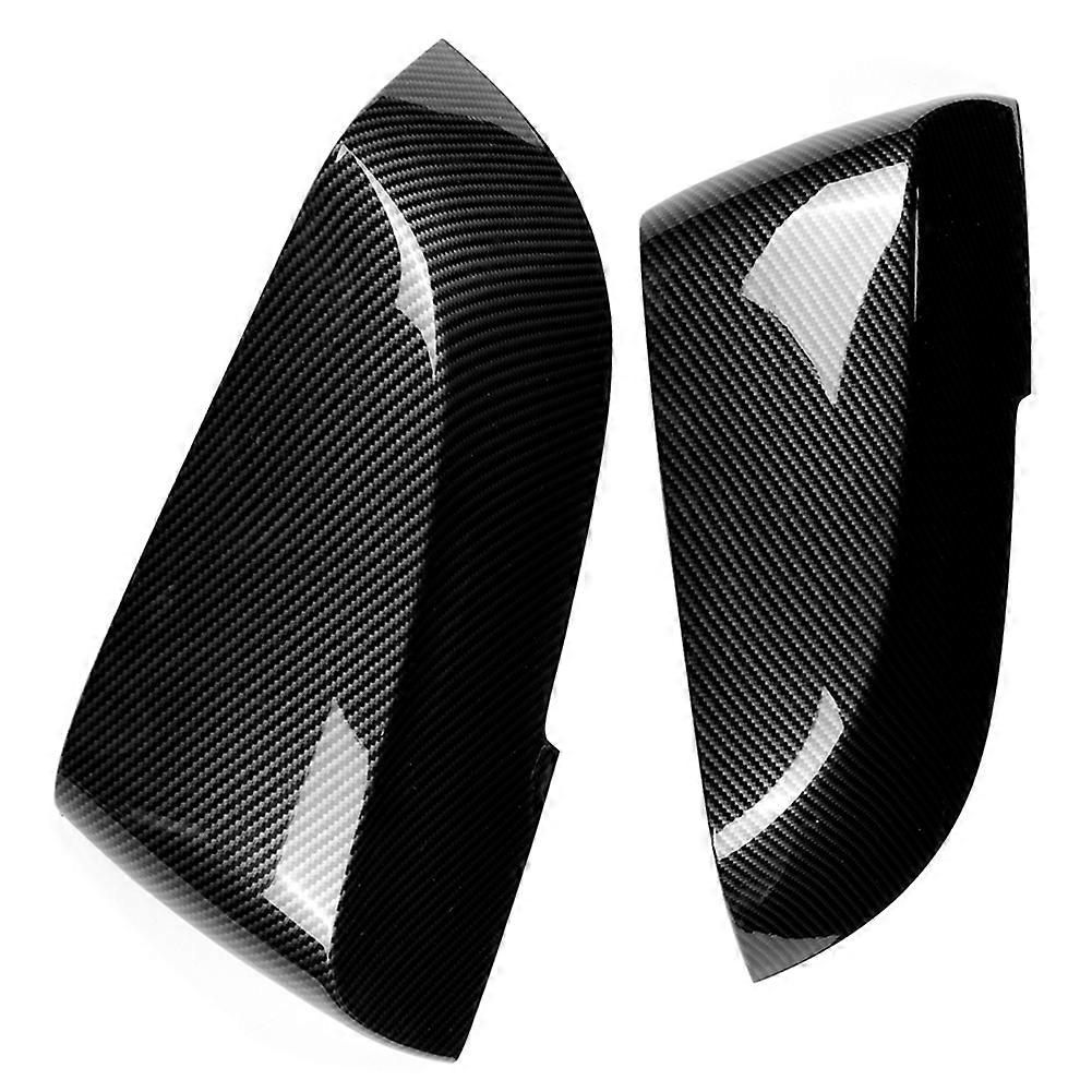 Carbon Fiber Rearview Mirror Cover Trim for 3 Series E90 E91 2009-12