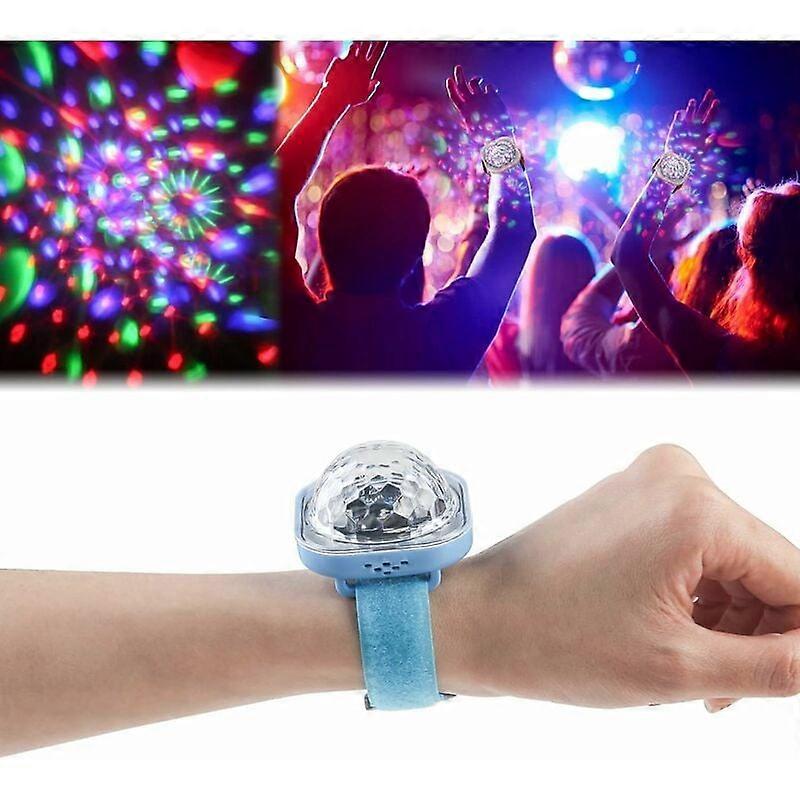 Wearable Disco Light, Portable Galaxy Light, Rechargeable Strobe Light