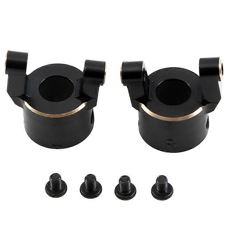 Black Coating Brass Front C Hub Carrier C-Hub Caster Block for Axial