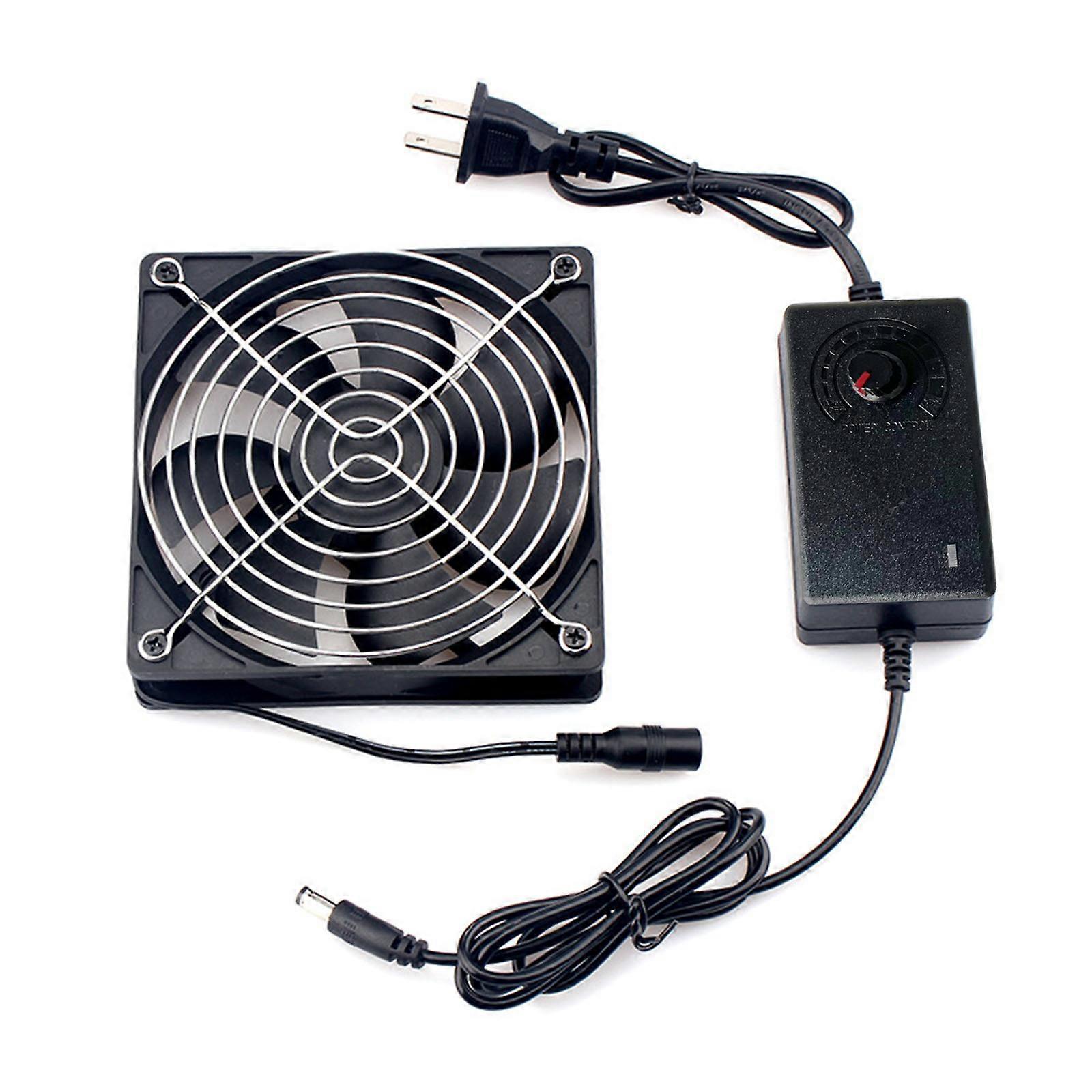 100V 240V AC Fan Big Airflow Fans with 100V 240V AC Speed Controller for Improved Airflow in Pet Houses, Chicken Coops