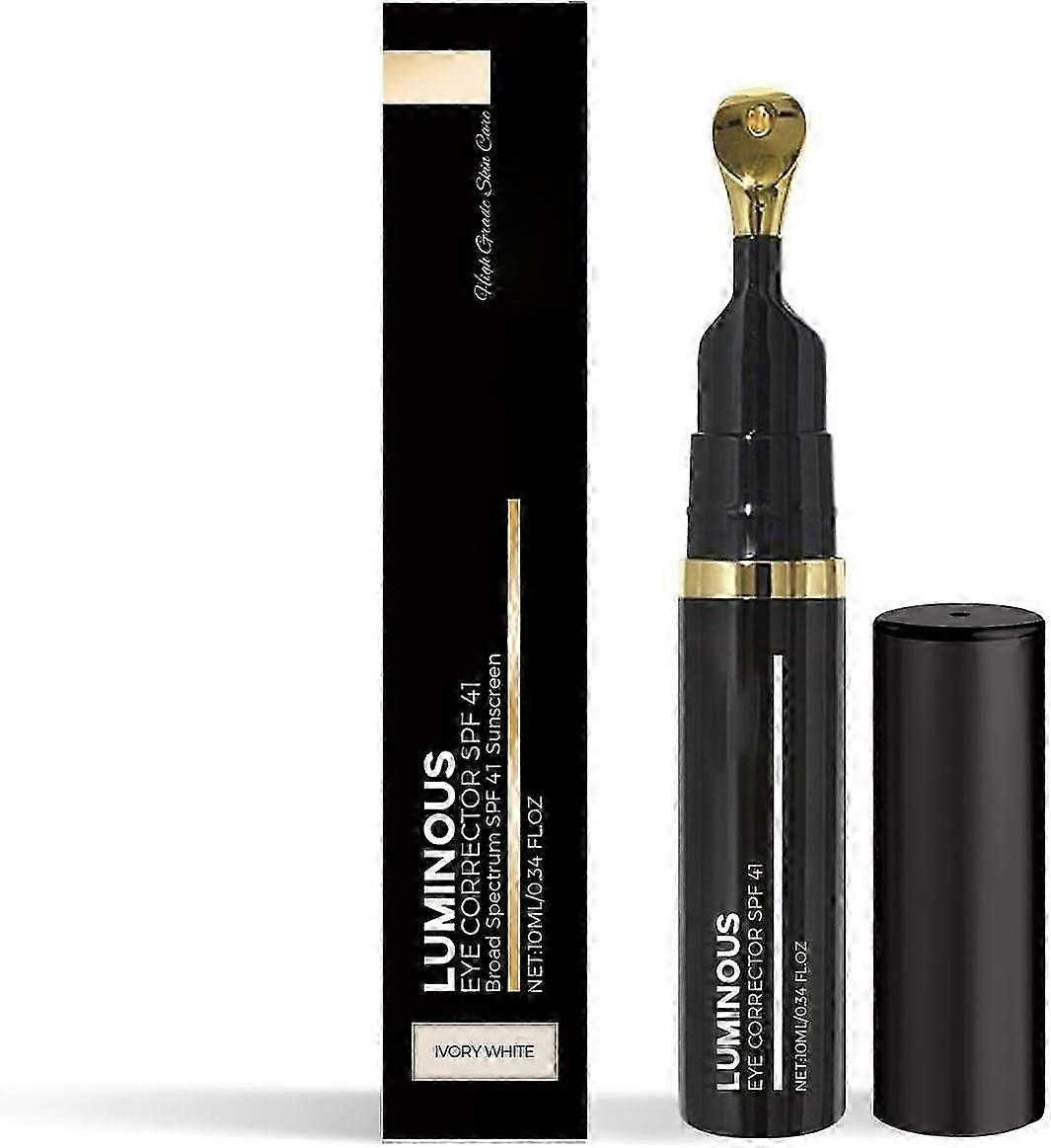 Peach Tinted Hydrating Eye Serum for Dark Circles with Anti-Aging and SPF 41 Protection