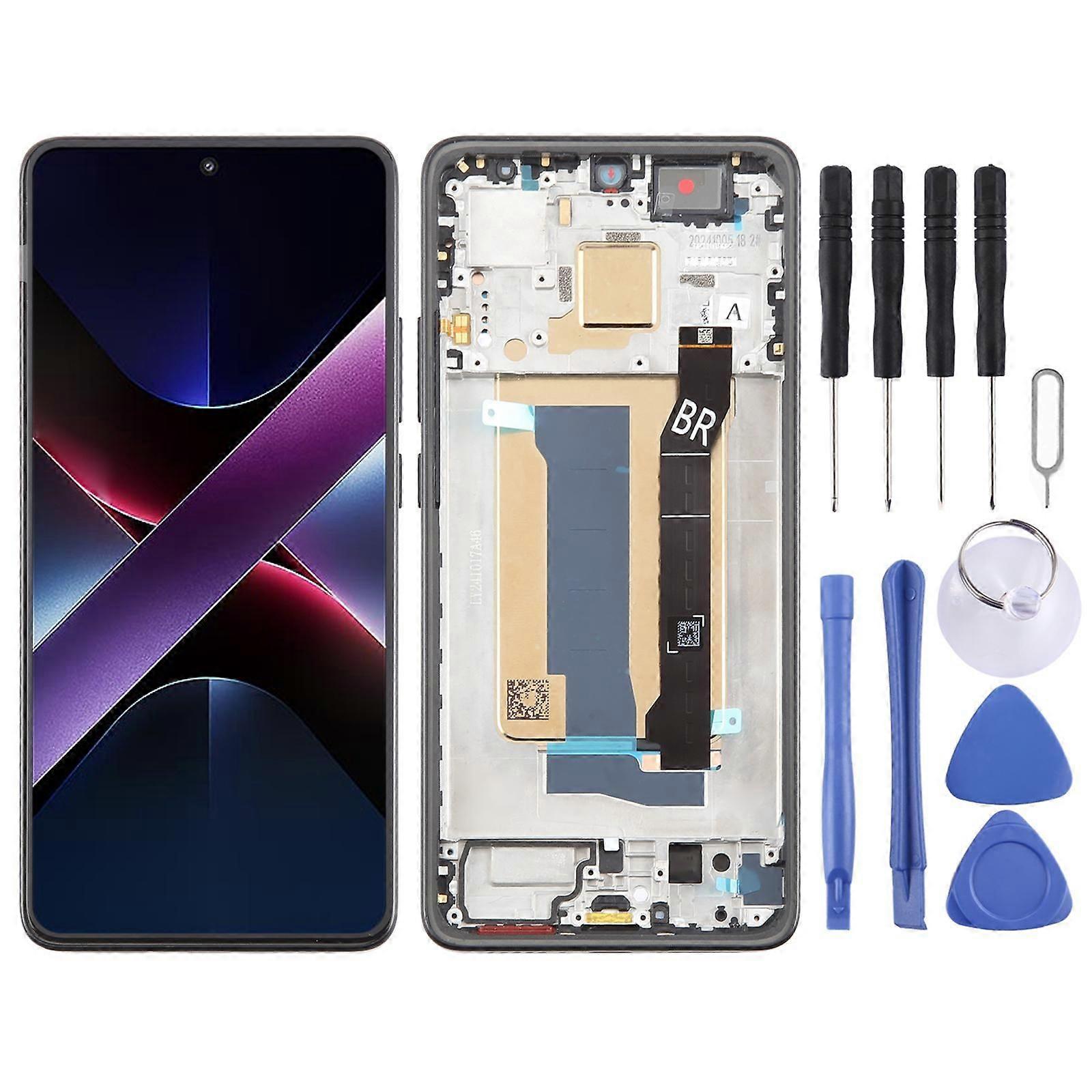 For Xiaomi Poco X7 Pro COMPATIBLE LCD Screen with Frame