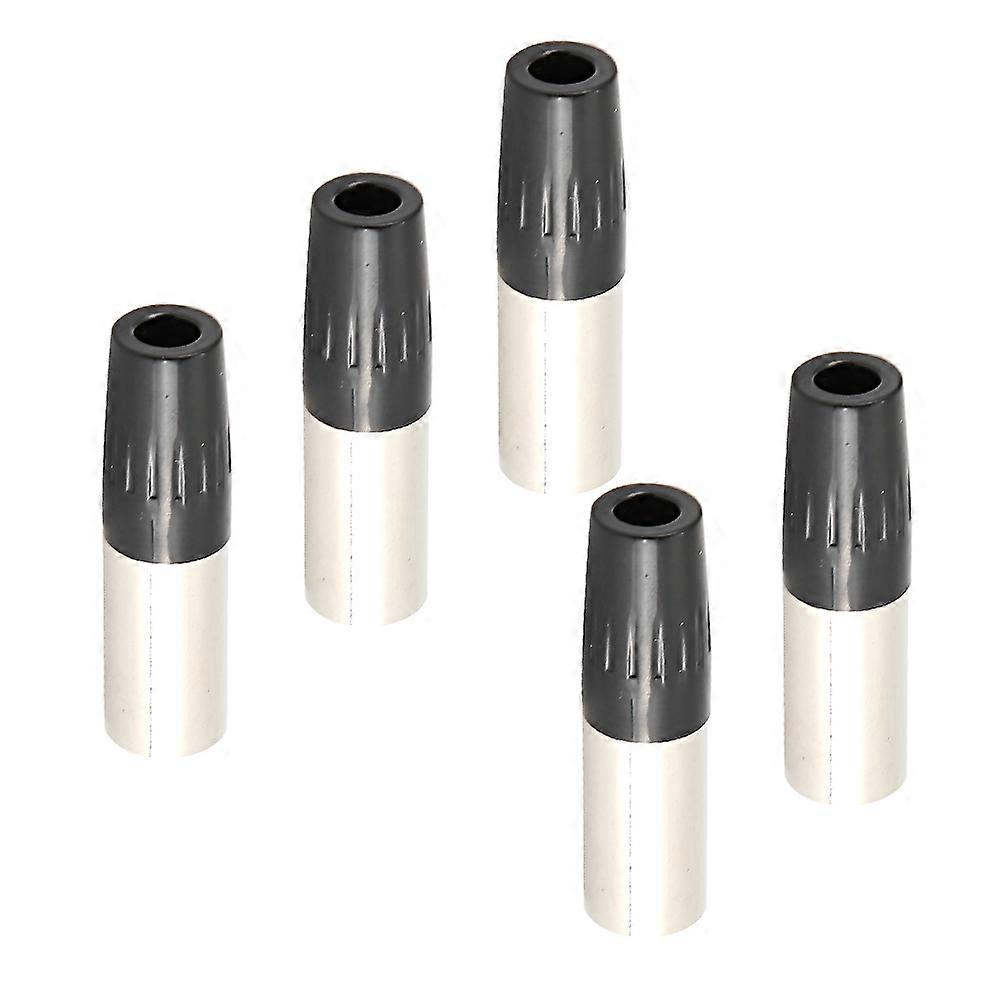 Compact 4-Pin XLR Microphone Connector - Durable Nickel Case, Reliable o Plug