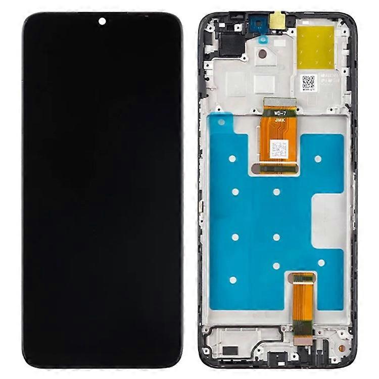 Honor X6a 4GグレードC液晶画面およびデジタイザーアセンブリ+フレーム交換部品(ロゴなし)に対応