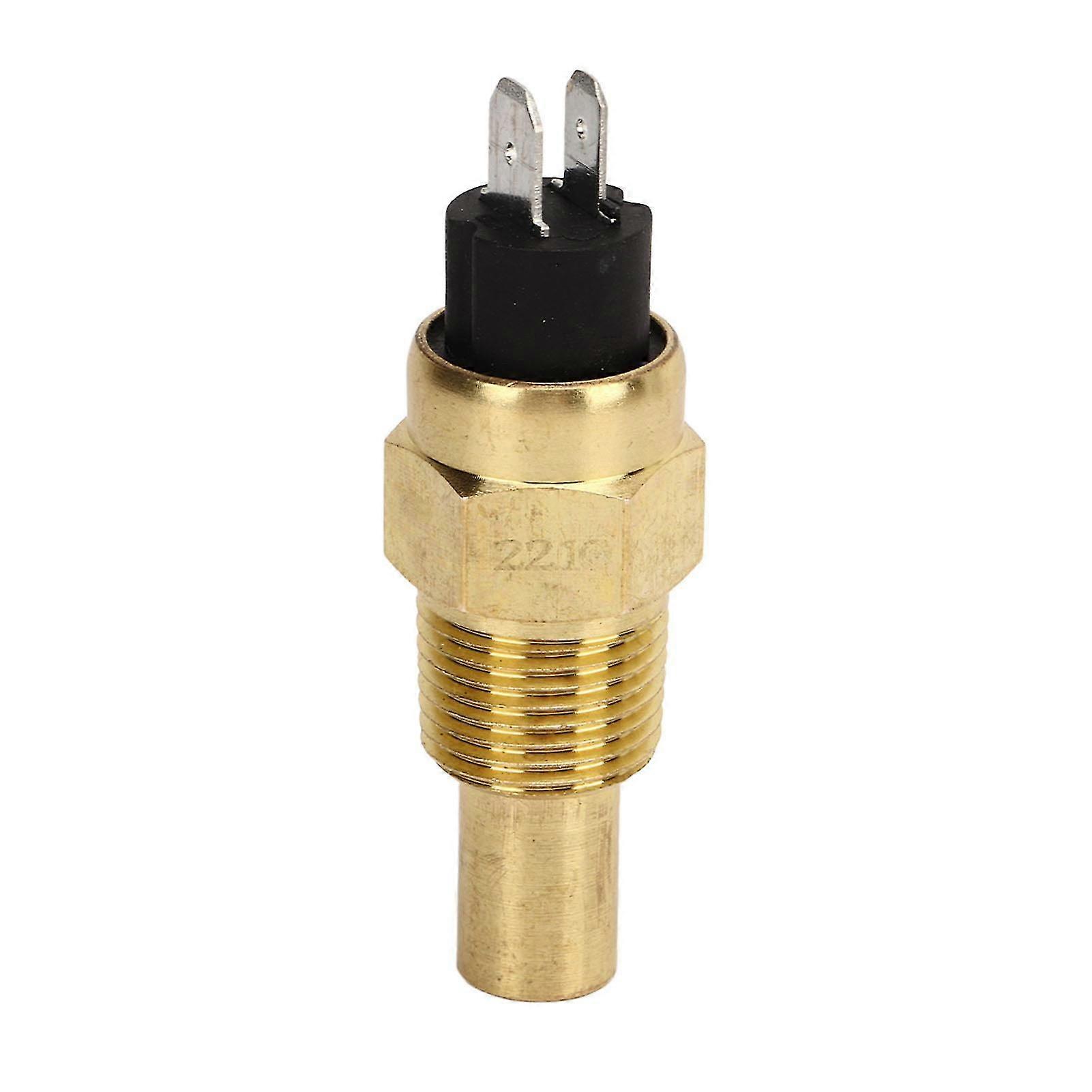 Diesel Generator Water Temperature Sensor 3/8NPT 6?24V with Overheating Alarm and 3W Engine Coolant Temp Transducer