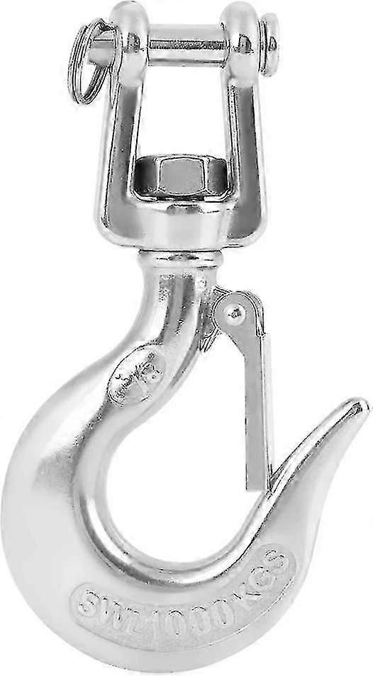 304 الفولاذ المقاوم للصدأ 1000kg قطب رفع السنانير لسلسلة رافعة العين الدوارة مع الفك