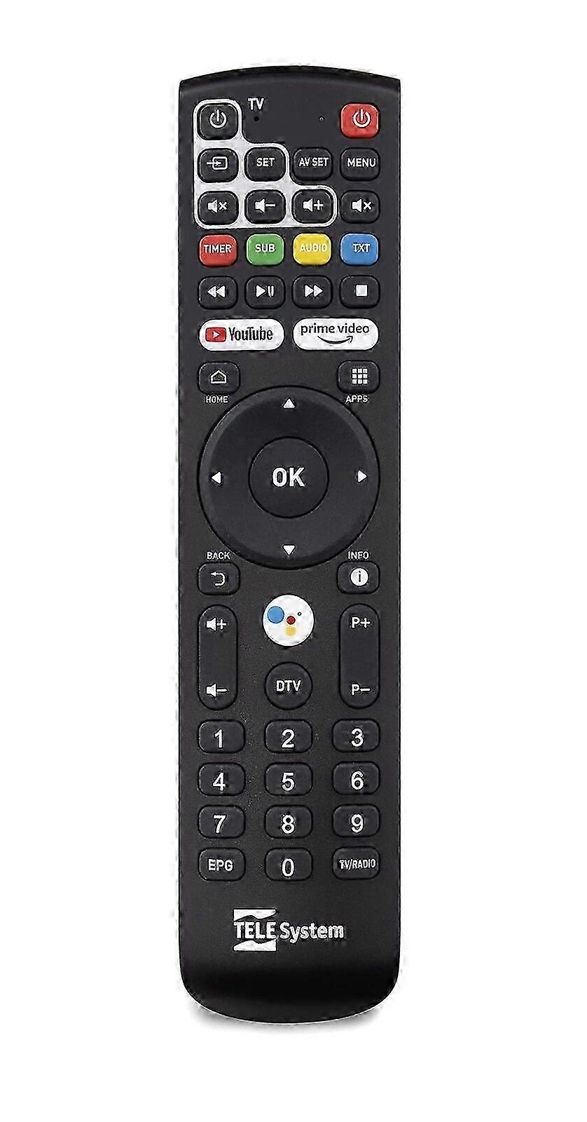 Télécommande Telesystem pour Telecomando Up T24k, Nero