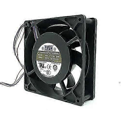 48V DC Case Fan 13CM 0.5A for AVC 13038 48 Server Chassis Cooling DATA1338B8U