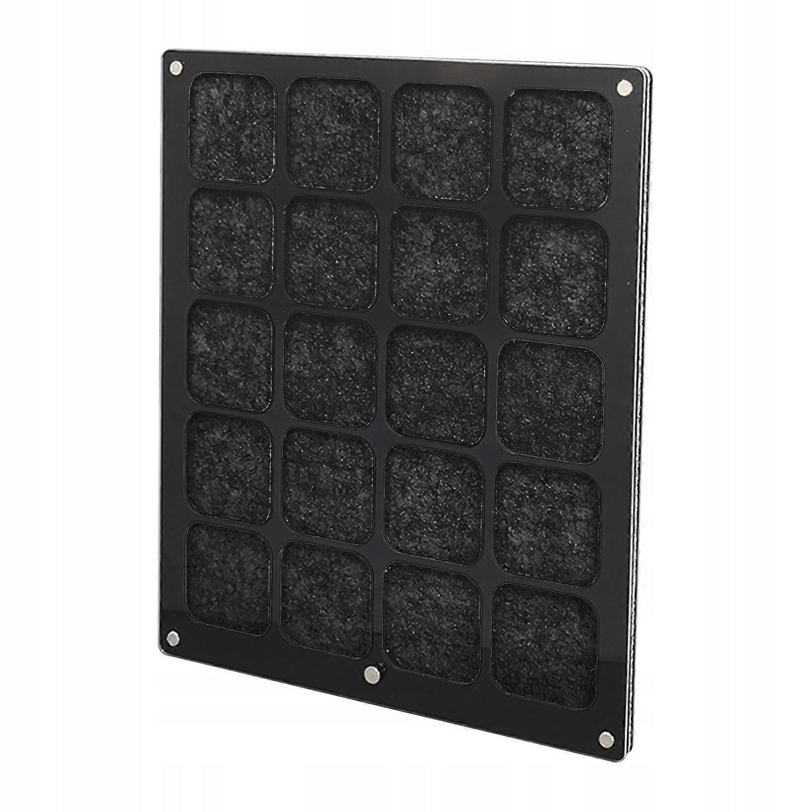 Wall Holder, Display, Brooch Collection, Storage Organizer, Black, Large
