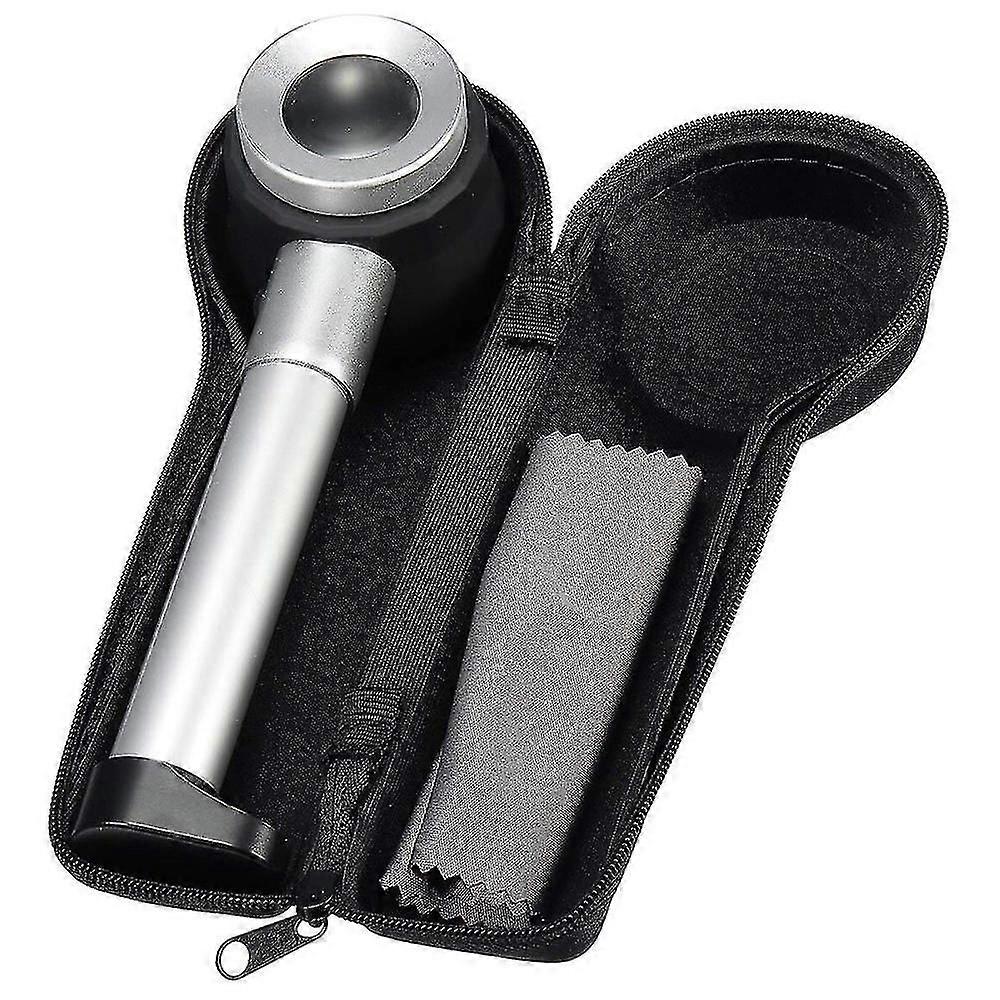 Handheld 45x Folding Tester Metal Magnifiers Cloth Thread Counter