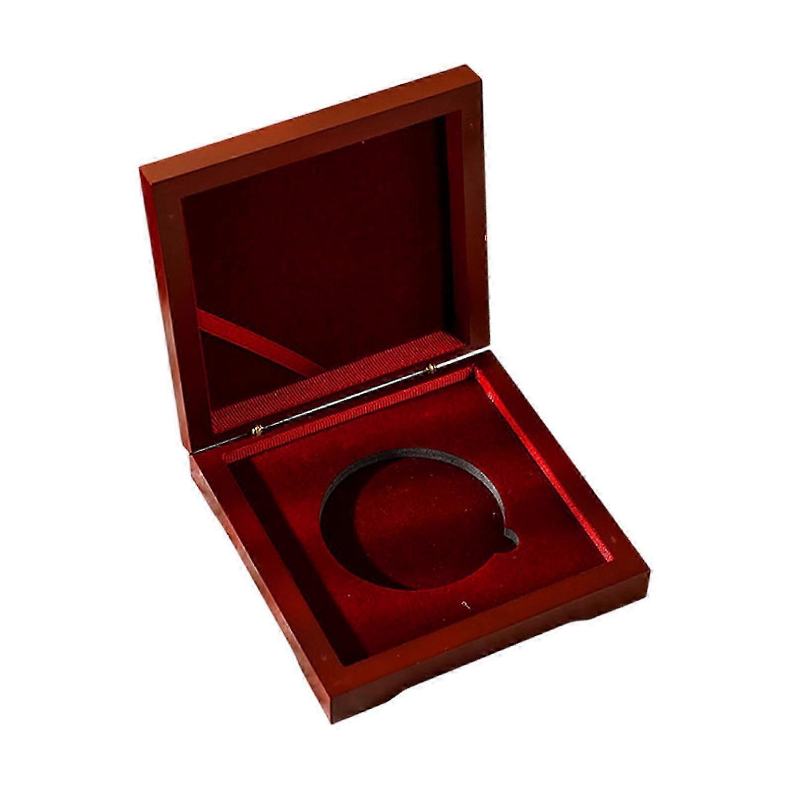 Challenge Coin Presentation Display Box,Medal Display Box,Inside Diameter 45mm Commemorative Coin Holder for Souvenir Jewelry