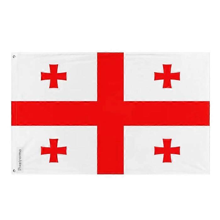 Flag of Georgia – 160 x 240 cm – Polyester – Iron eyelets – Durable