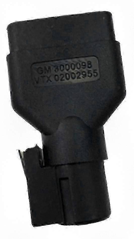 OBD-II Adapter Compatible with Certain Brand GM Tech 2 Scanner, VTX 16Pin Connector for GM Tech2 Diagnostic Tool (Black) - 1 Piece