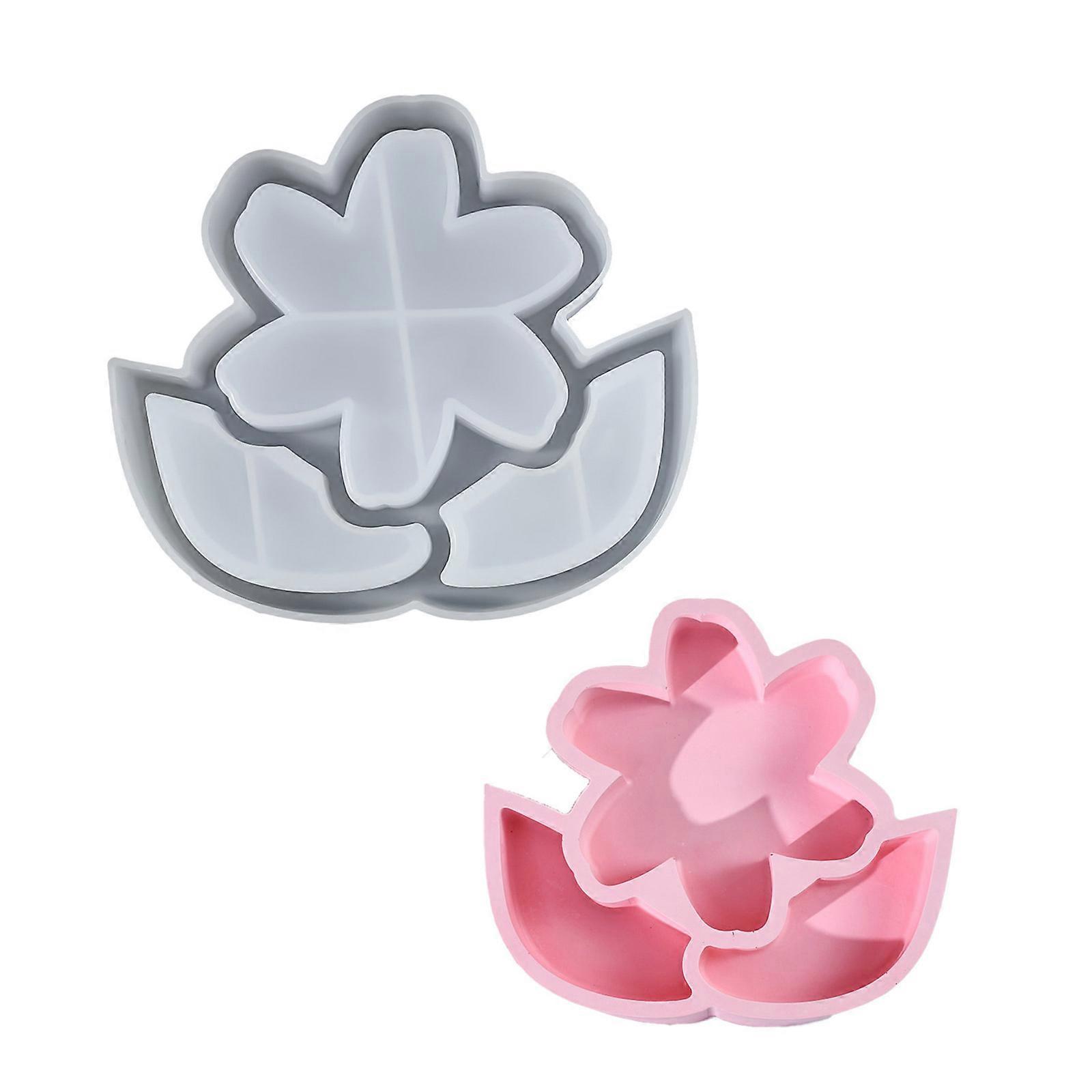 גדול פרח יציב סיליקון שרף עובש עבור אפוקסי קסטות תכשיטים כלים מגש ביצוע יצירתי מלאכה אספקה פרויקטים