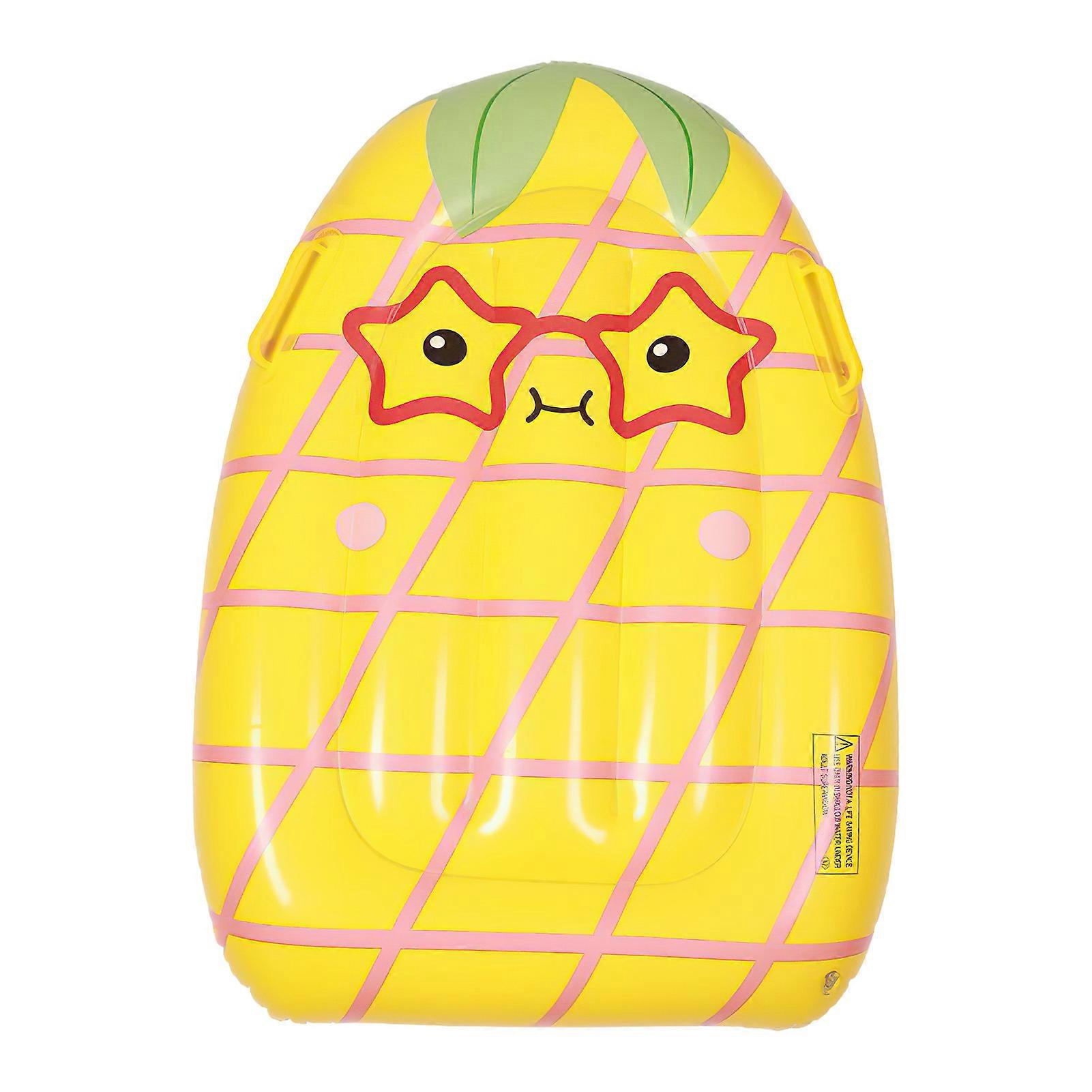 Kids PVC Swimming Floating Bed Cartoon Pattern Inflatable Floating Beds