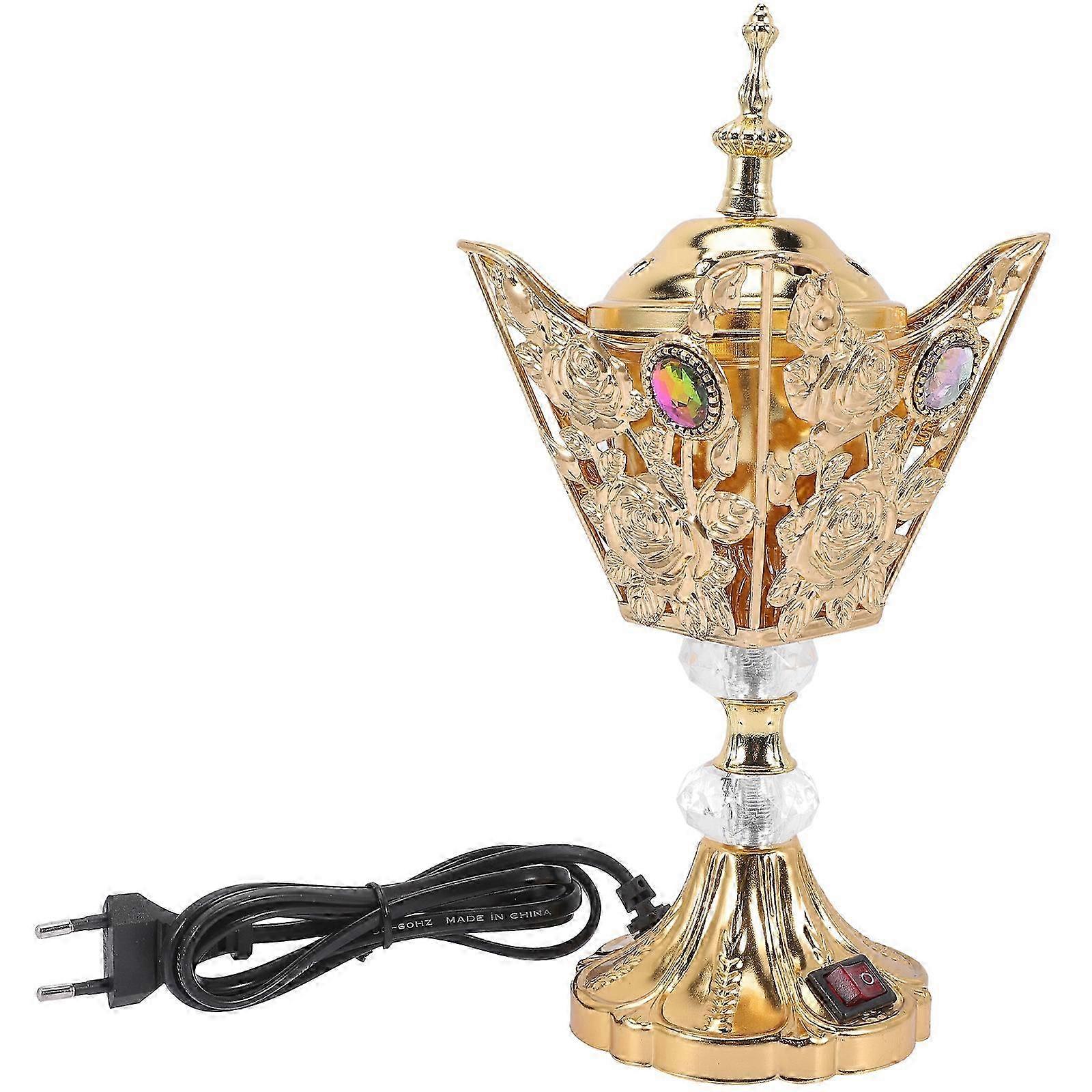 Electric Frankincense Burner with EU Plug - Golden