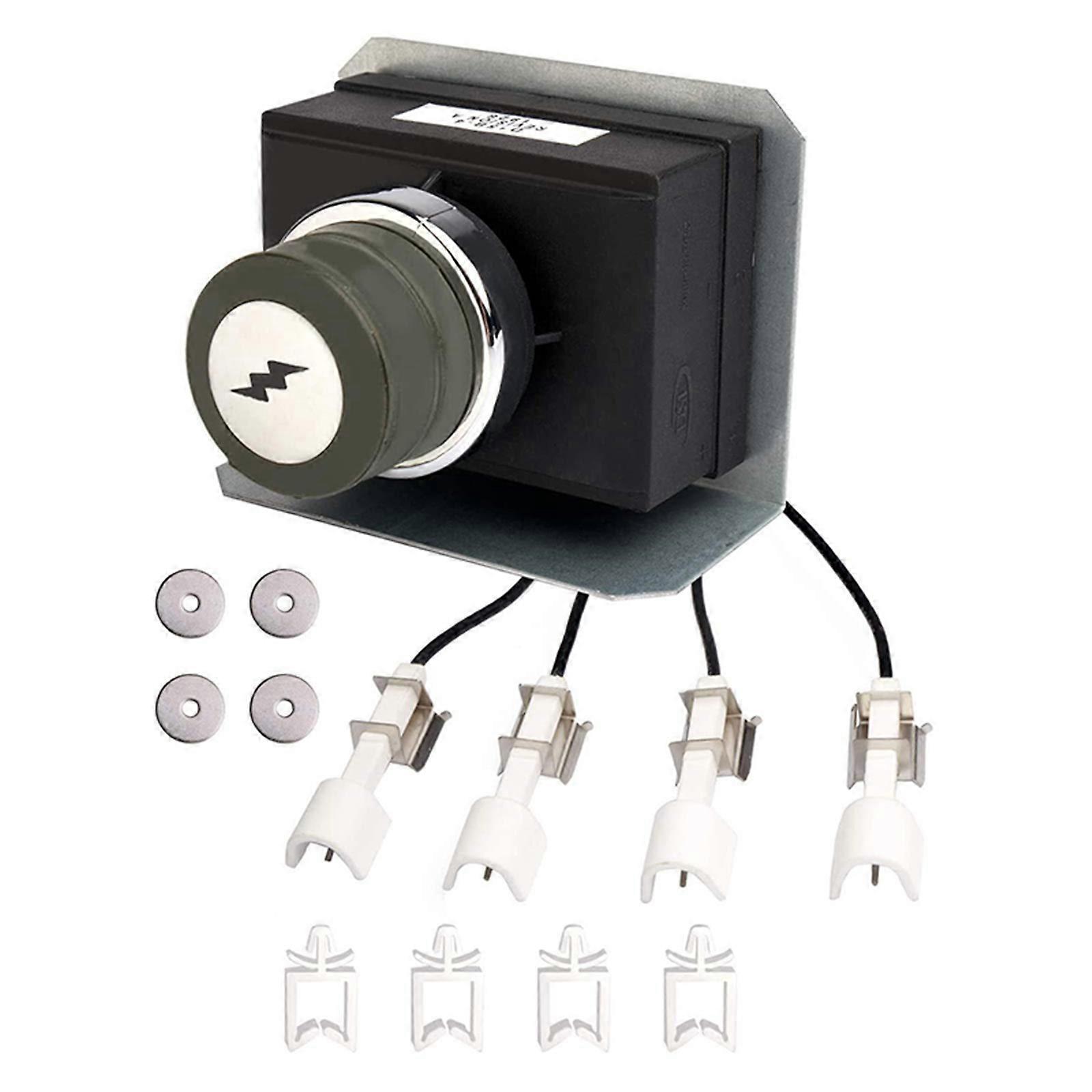 Igniter Replacement Kit Electronic Igniter Kit Electrode Ignition Kit Easy Installation Ignition Button Kit for 7629