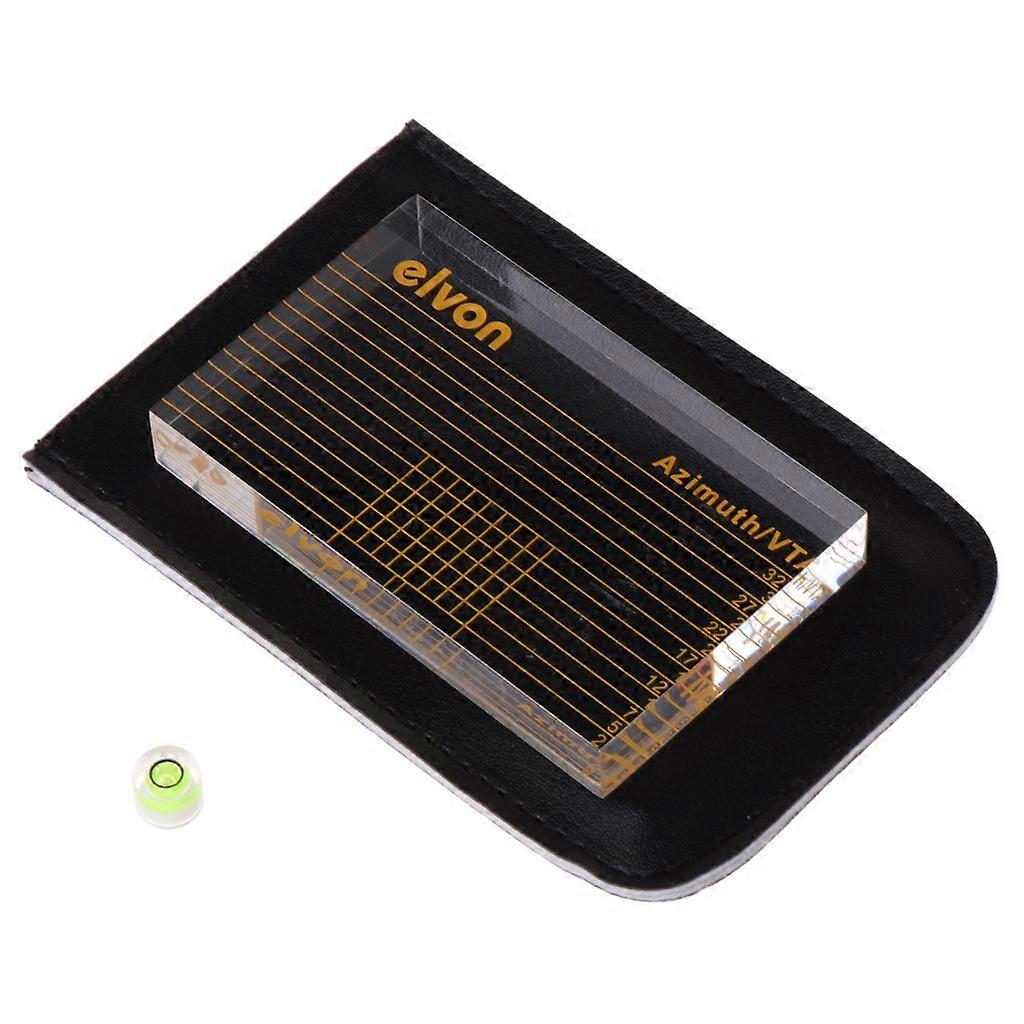 10mm Thickness High Penetration Record Player Measuring Generator Measurement Calibrate Calibrate Azimuth Ruler  Black