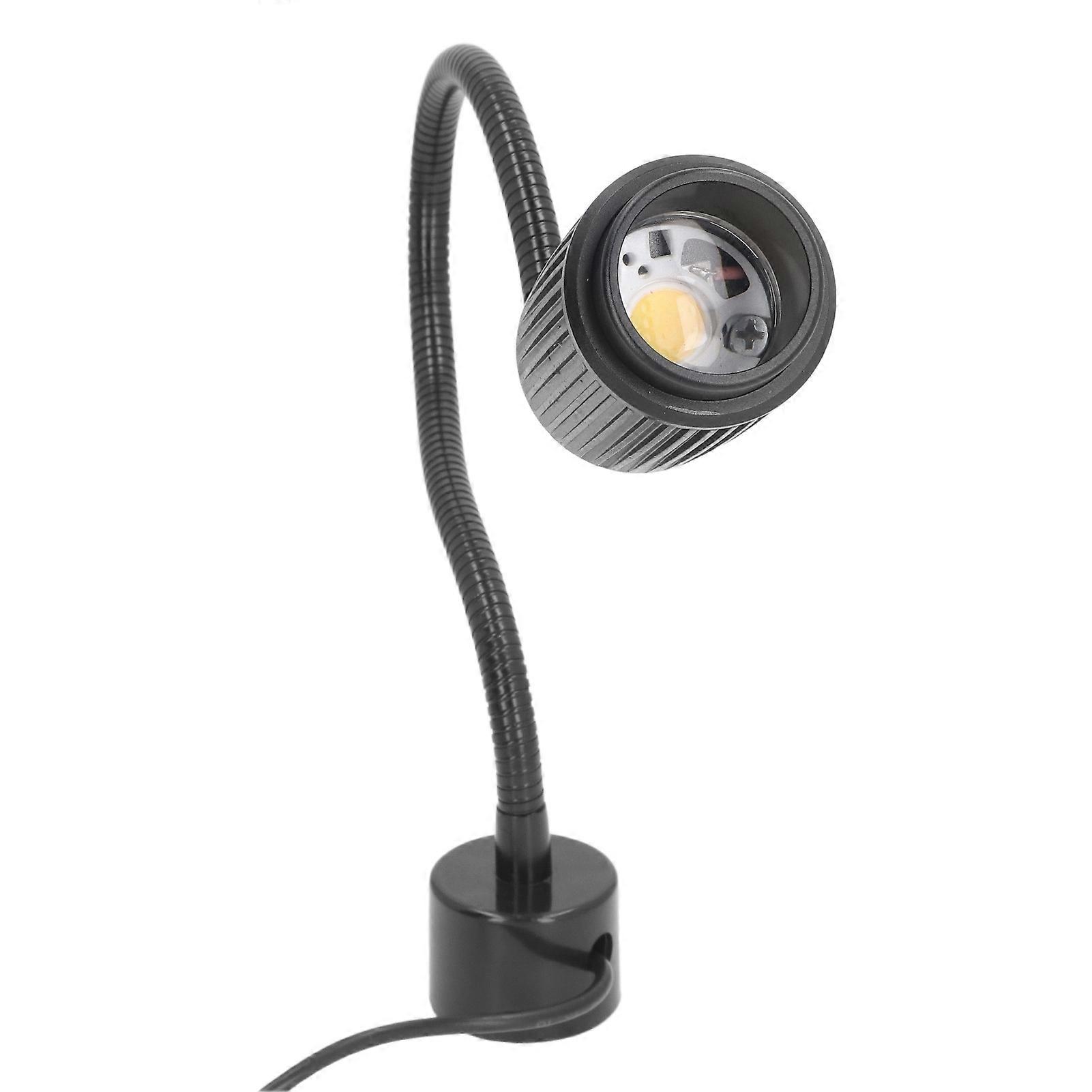LED Machine Work Light with Flexible Gooseneck and Magnetic Base 6500K White Light Shop Tool Lamp for Work Bench Sewing Machine