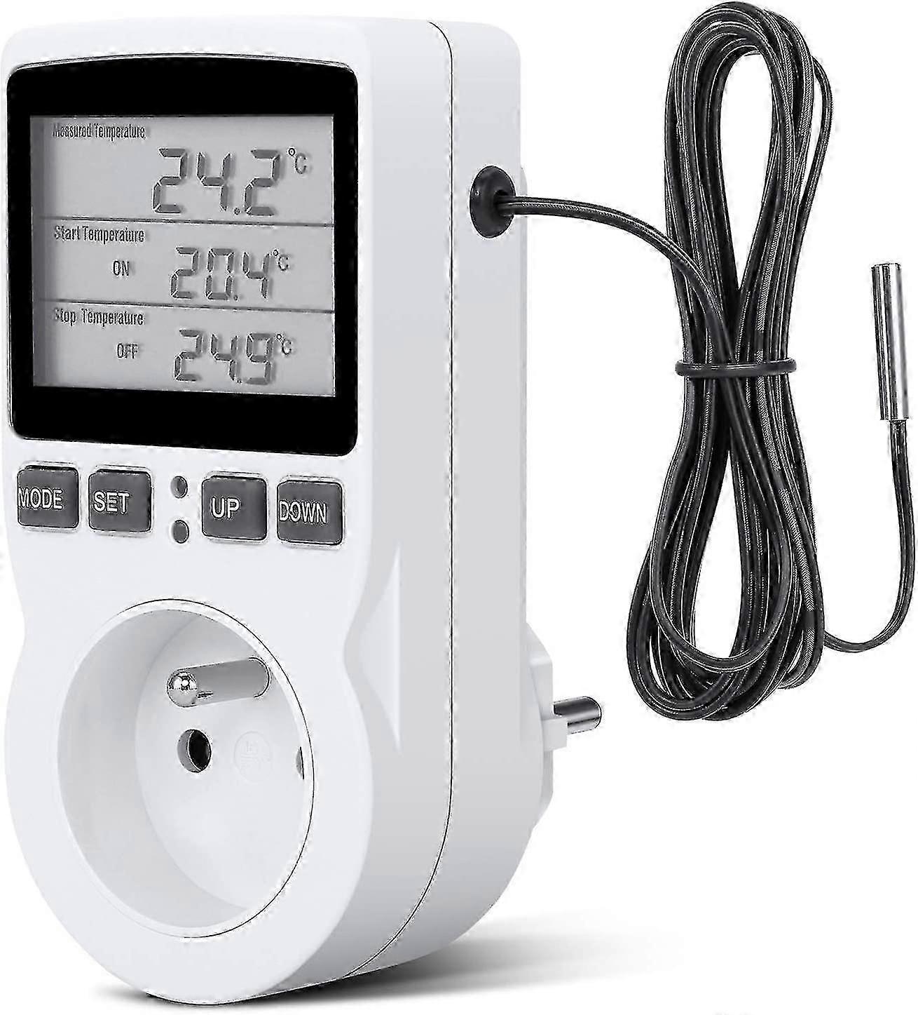 Digital Temperature Controller LCD Thermostat 230V for Heating Cooling