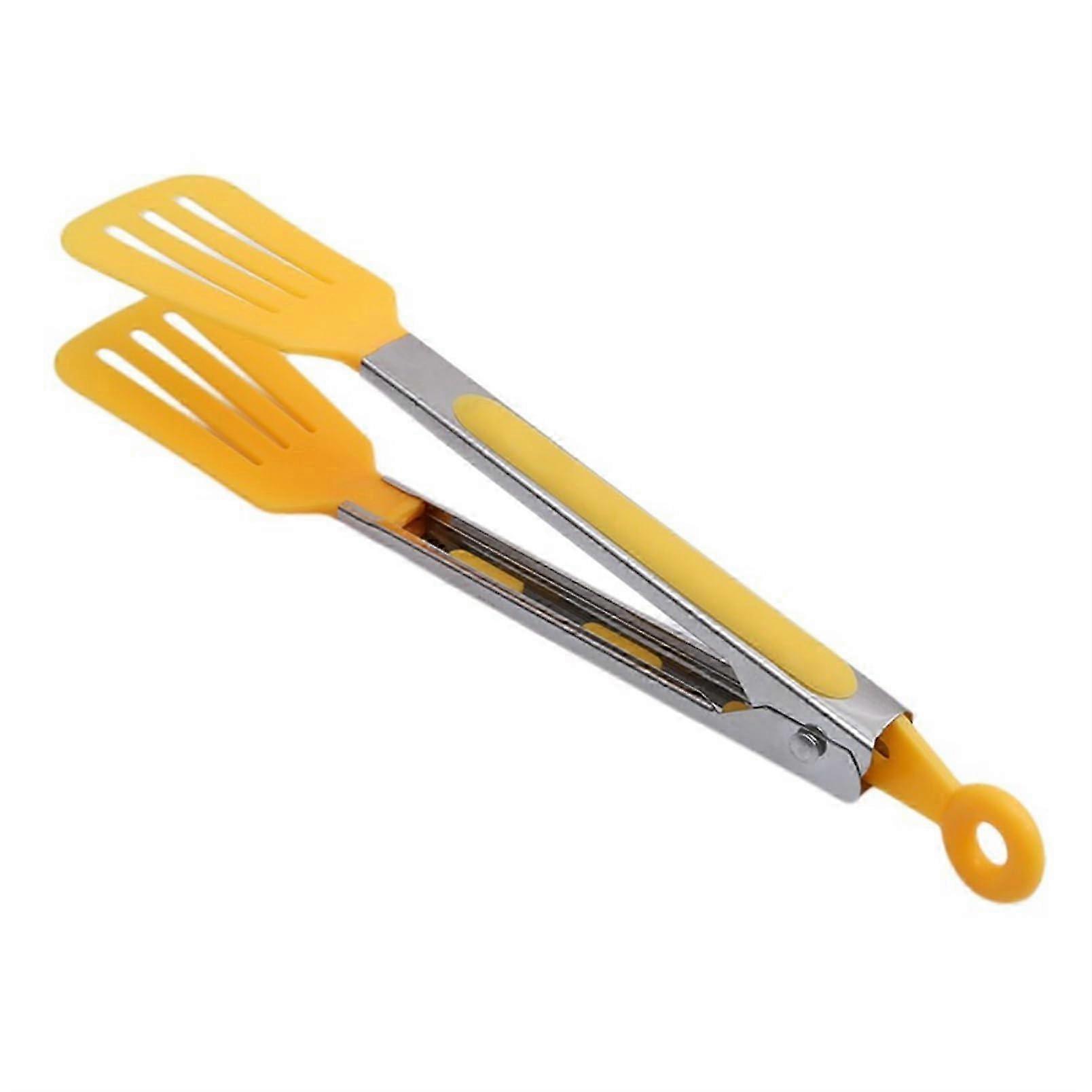 Non-Stick Steel Handled Silicone Food Clips Ideal for Various Kitchen Needs and Cooking Applications