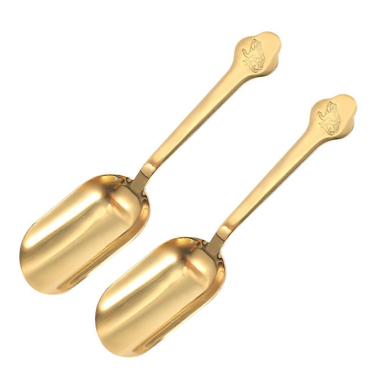 2 pieces teaspoon scoops for tea Kung Fu Teaware tea scoop for tea lovers and tea events