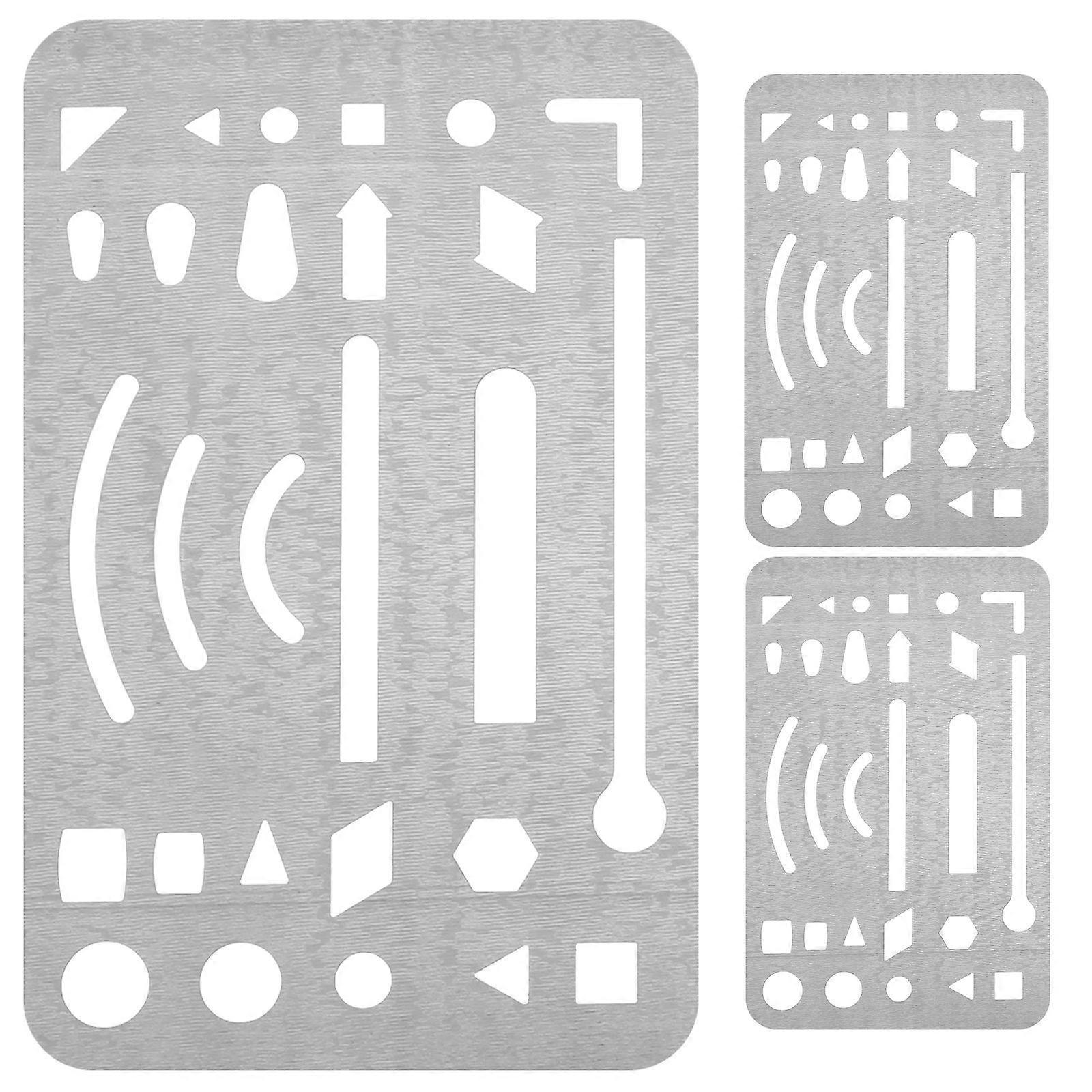 Metal Templates Enhancing Drawing Accuracy, Featuring Safe Rounded Edge Designs