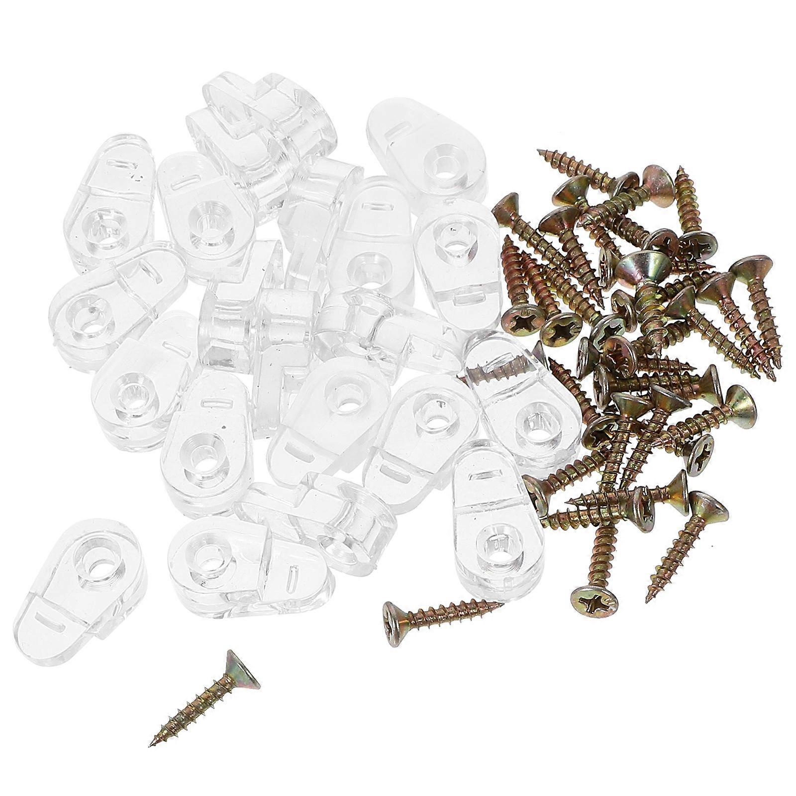 Secure Glass Mounting Clips, Flexible Cabinet Door Holders for Diverse Applications