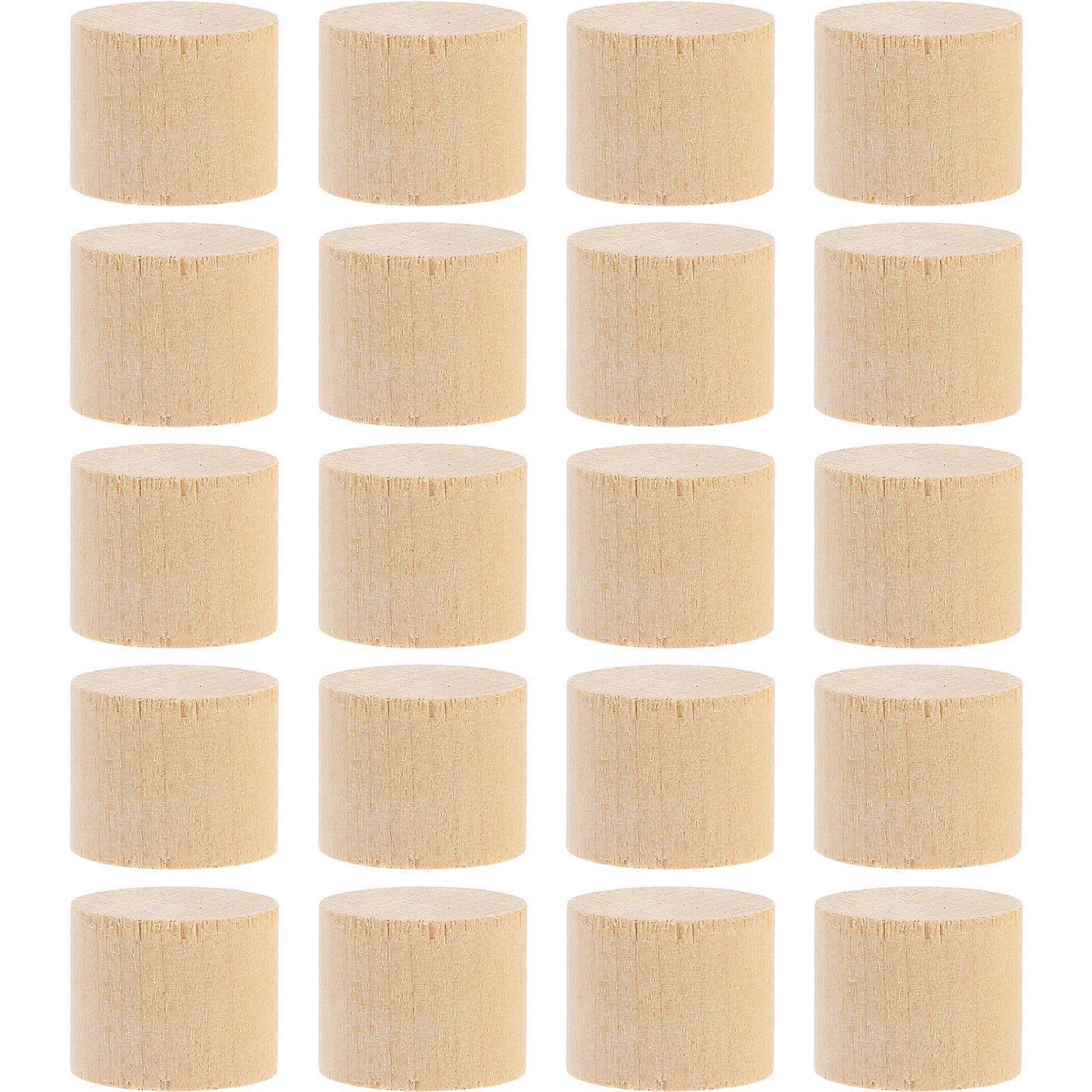 Handmade Craft Blocks, Small Cylindrical Design for Sophisticated Decorative Use