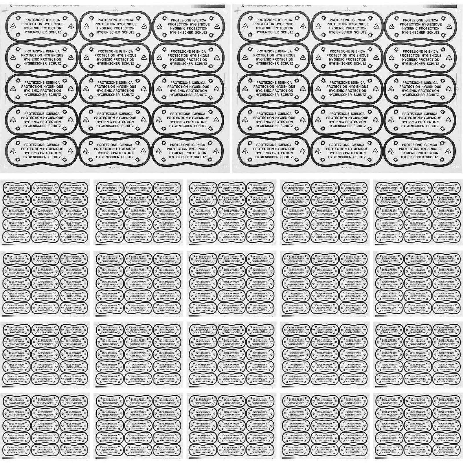 Protective Decal Stickers for Swimwear Transparent, Durable & Hygienic Adhesive Liner Stickers 100pcs Practical Underwear Design