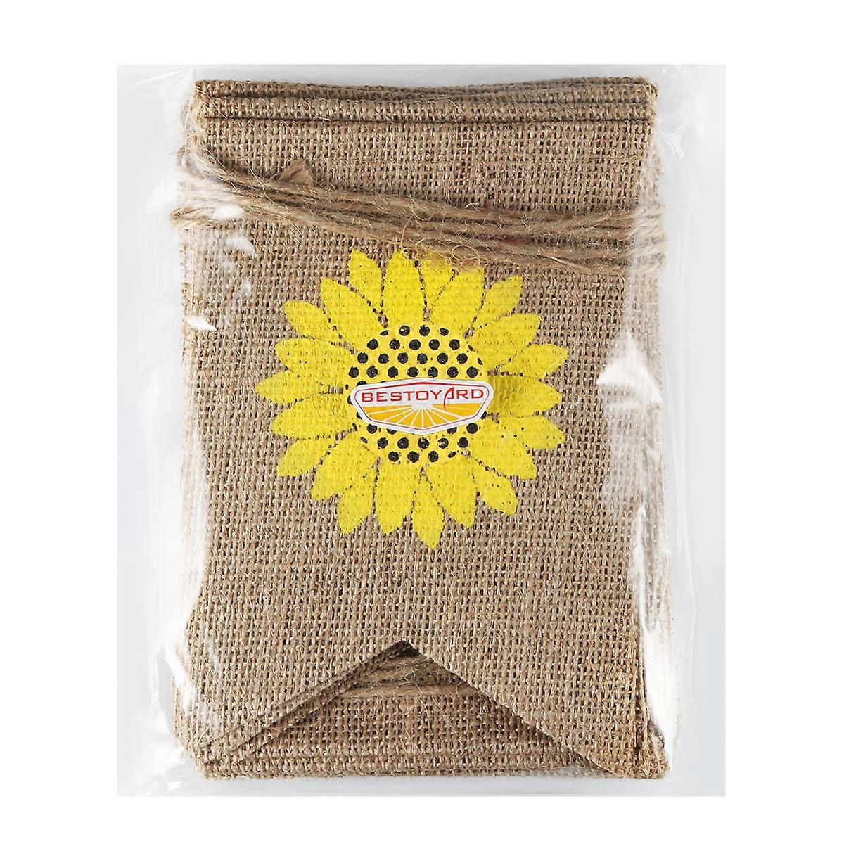 Birthday Bunting Banner, Burlap Decor Ideal for Wall and Door Embellishments