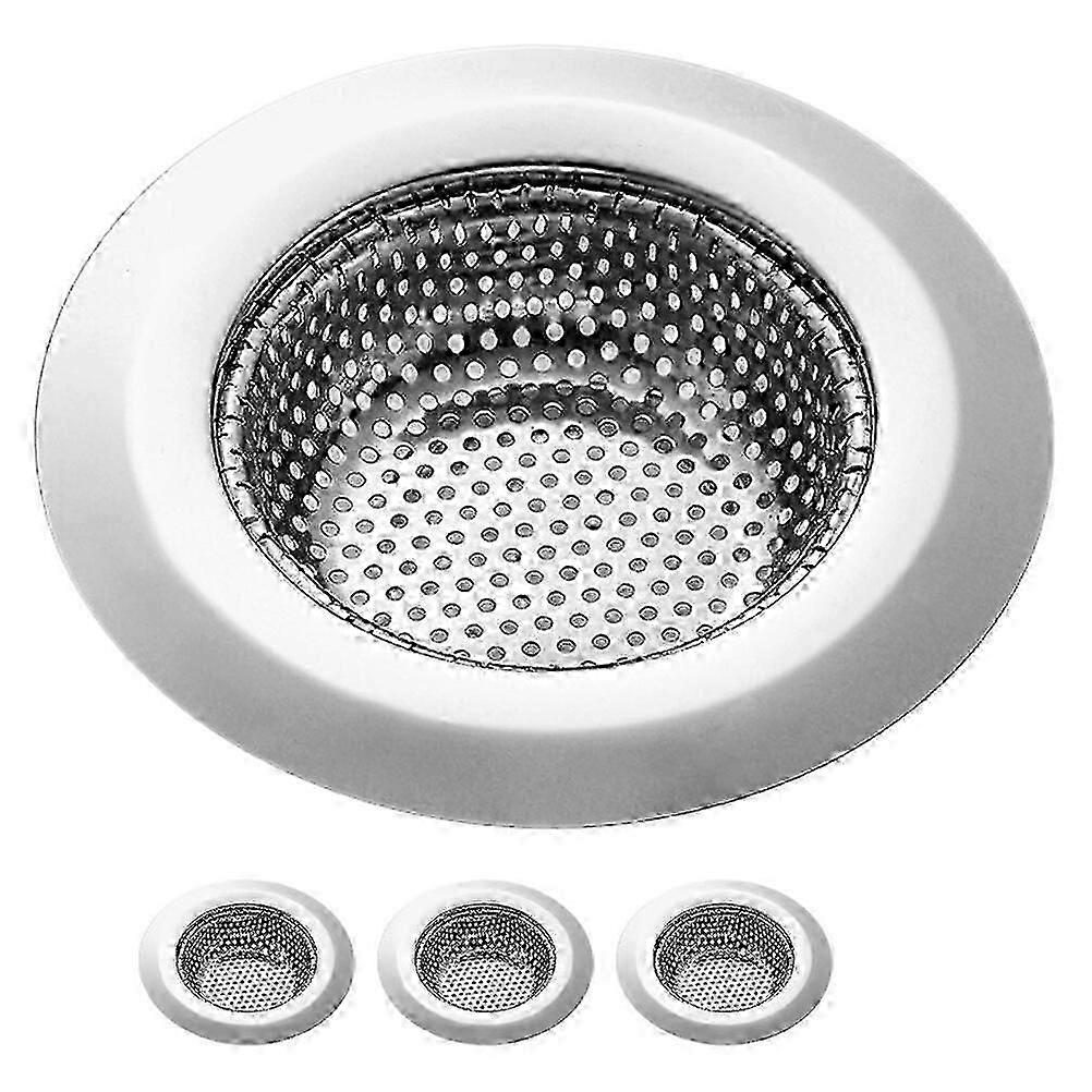 4pcs Sink Mesh Strainers Sink Drain Hair Catcher Drain Strainer Tub Drain Catcher Basin Sink Filter