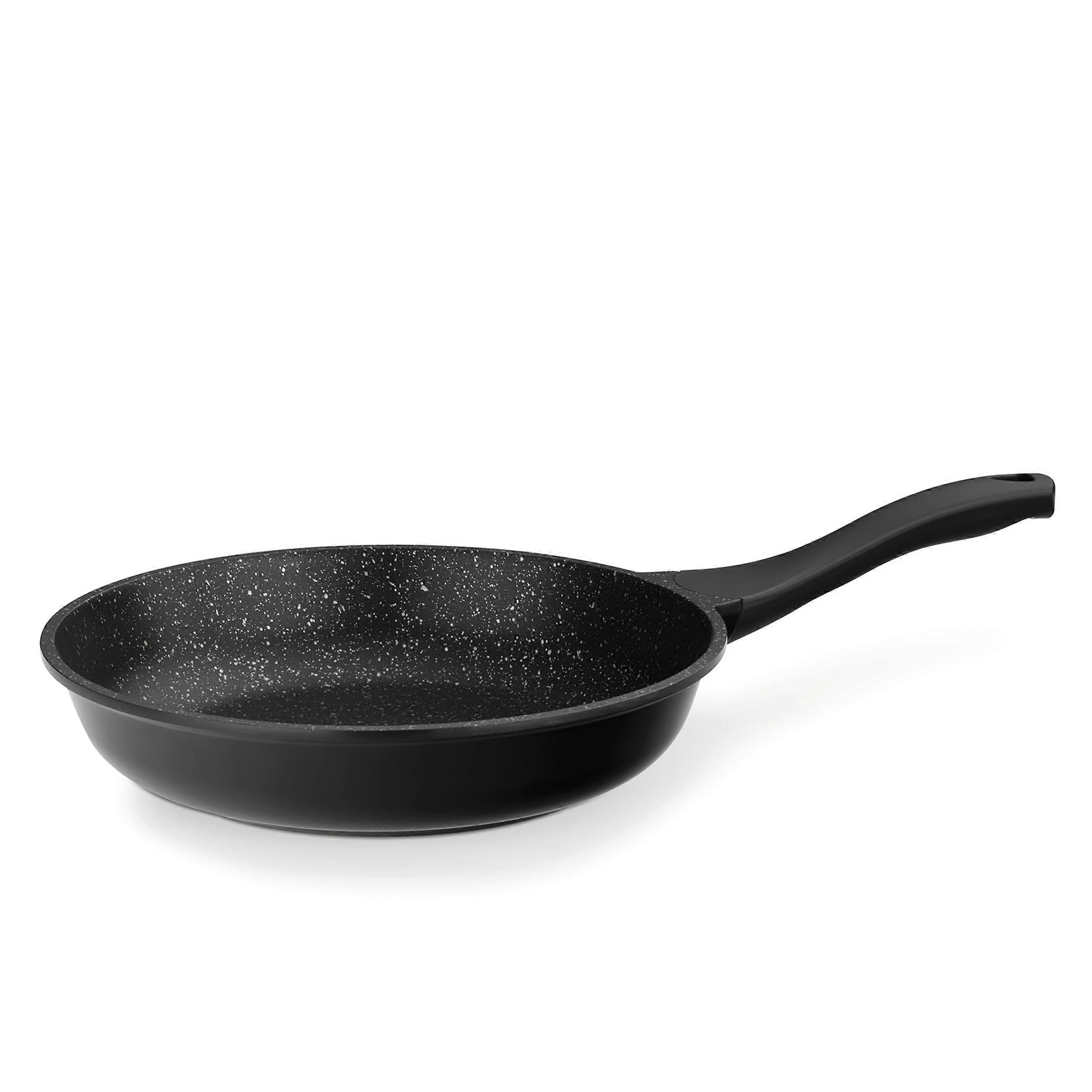 Stella Nova 12217 Frying Pan, Diameter 28 cm, Cast Aluminium, Universal Base, NonStick Coating, Heat Resistant up to 180 °C, Black Ø 28 cm
