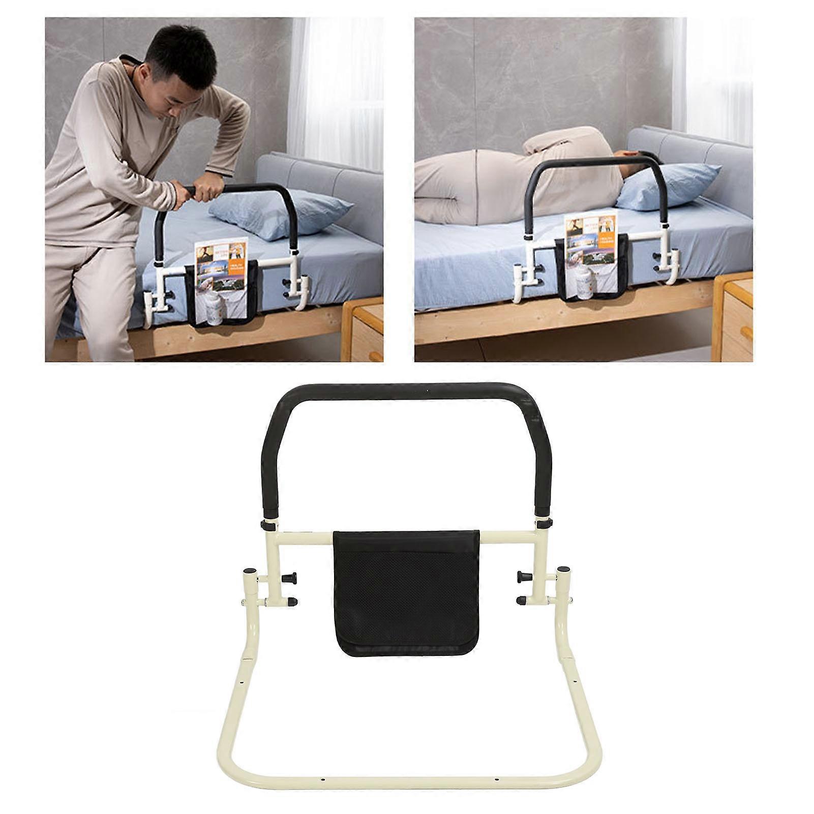 Bed Rails for Elderly Adults Safety Bed Assist Rail Standing Bar Assistant Punch Free Foldable Bedside Standing Grab Bar Type C