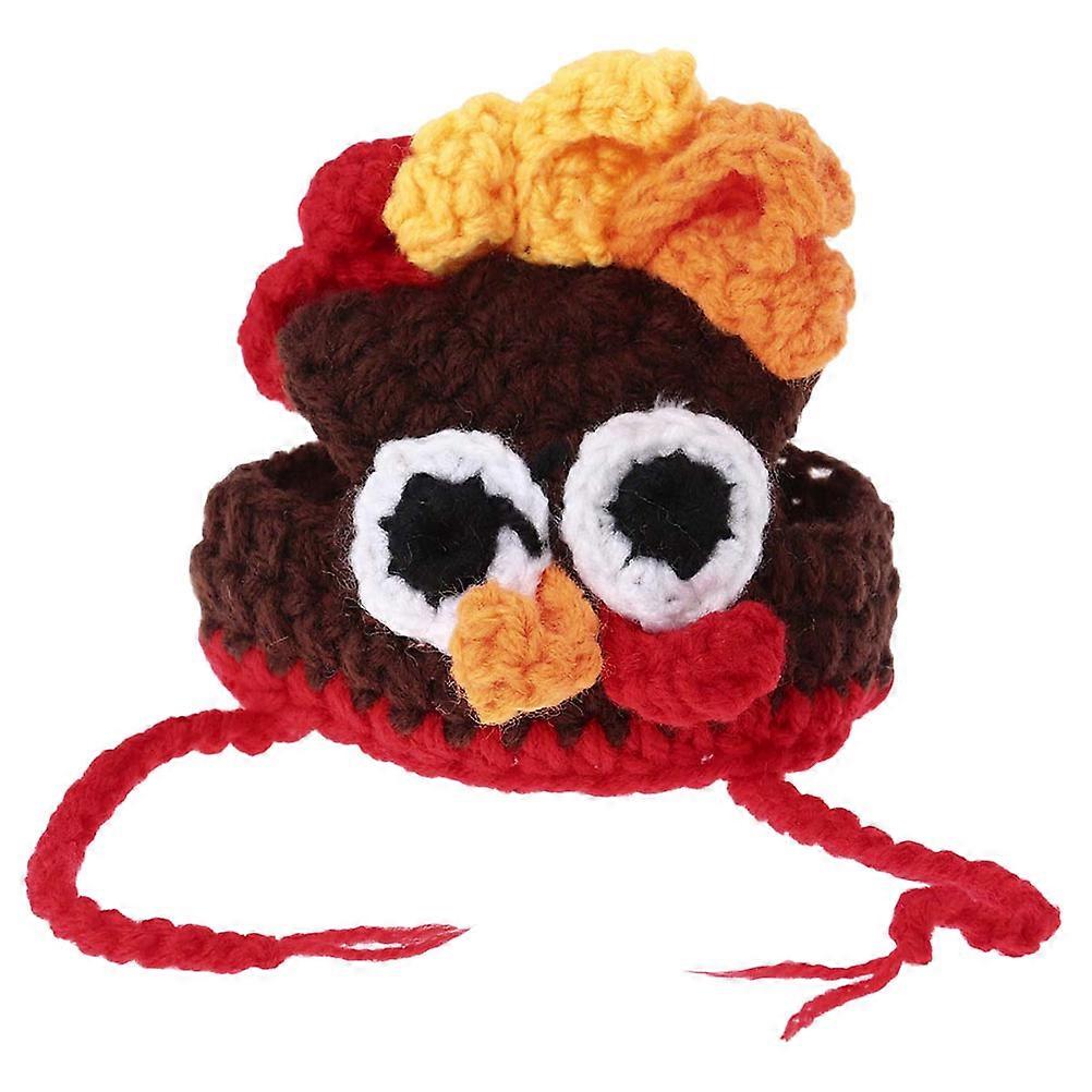 Adorable Pet Hat for Halloween Decor Made of Cloth Orange Color Lightweight and Comfortable 1 Piece