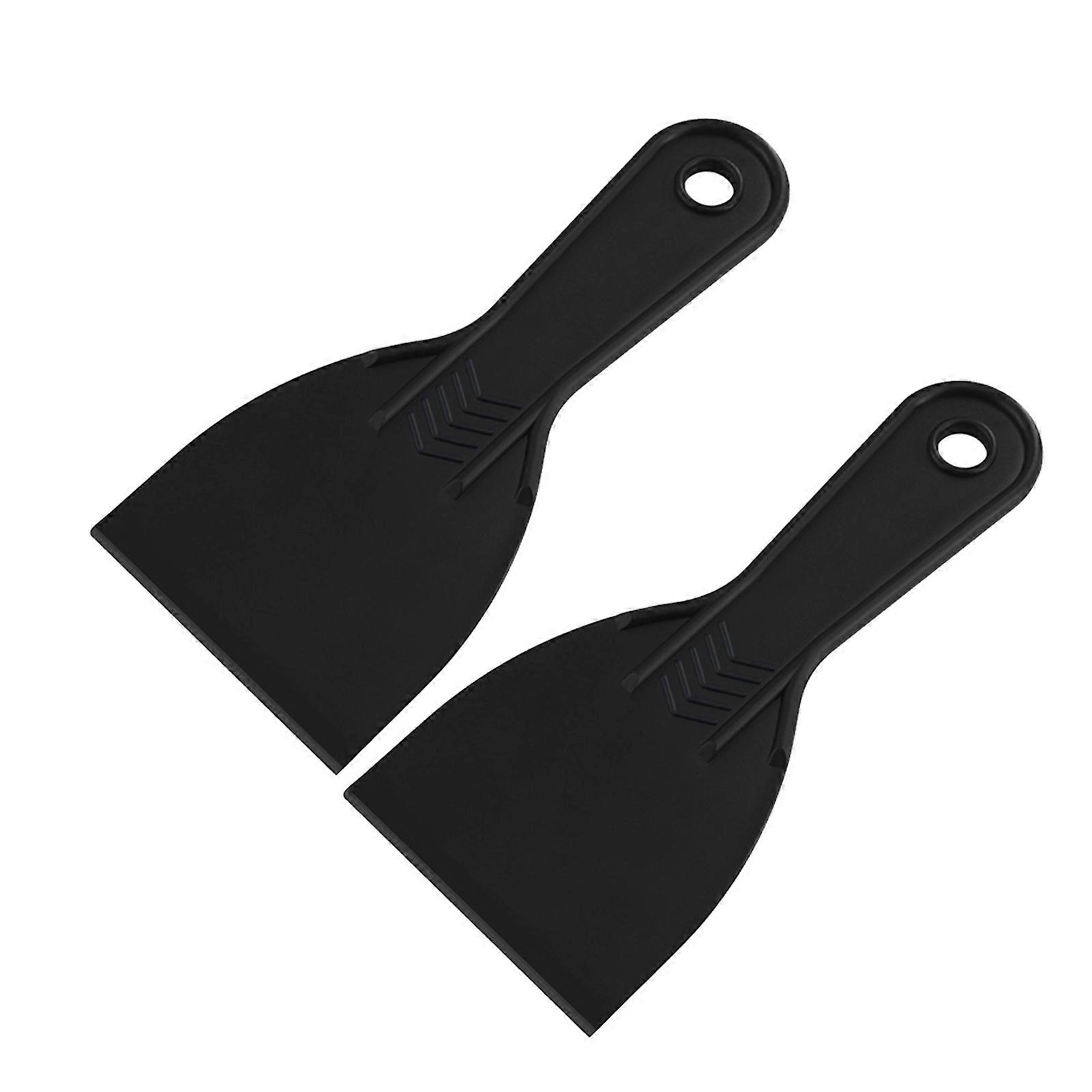 2pcs SLA DLP UV Resin 3D Printing Model Shovel Plastic Removal Tool Black Spade Spatula Compatible with Wanhao TENLOG 3D Printer