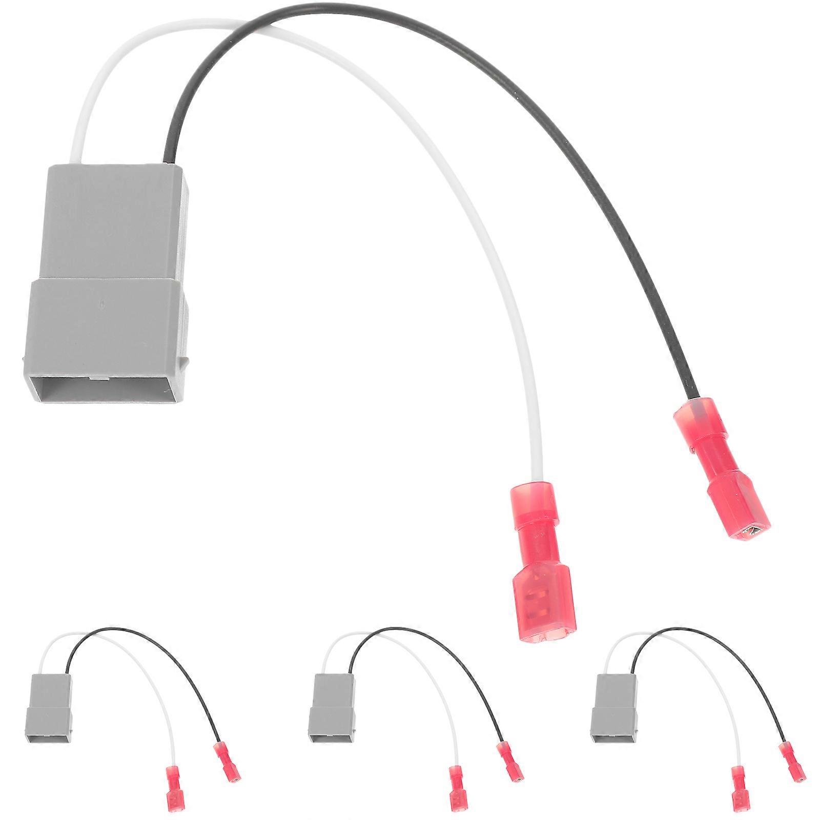 Car Stereo Wiring Harness Adapter Speaker Wire Harness Car Audio System Multi 18.00X2.40X1.20cm Sound Quality Enhancement