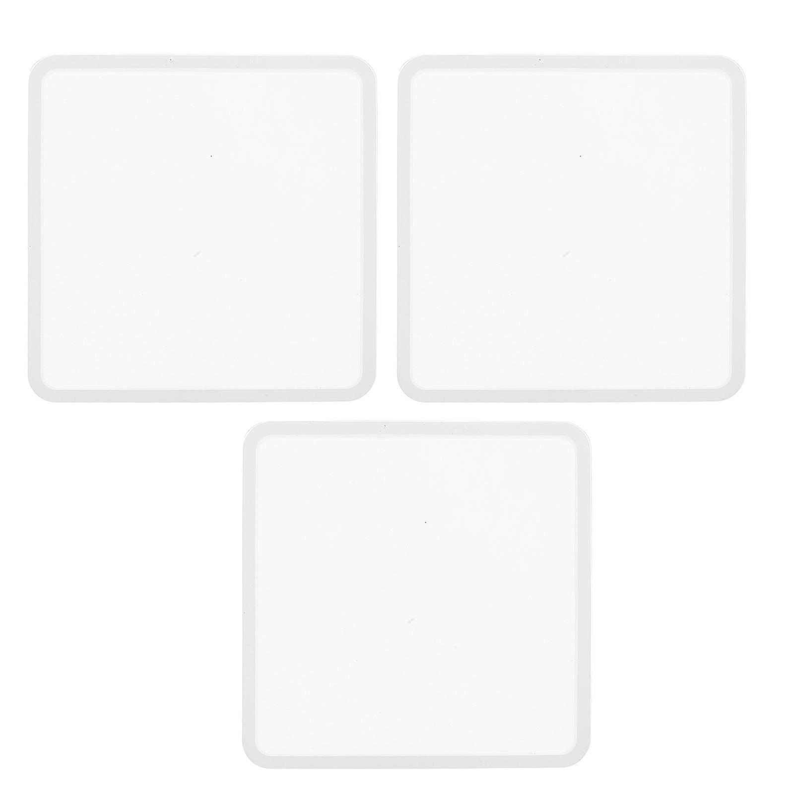 3pcs Transparent Square Crafting Tool for Resin, Clay, and Epoxy Jewelry Making – Easy Demolding & Precise Shaping
