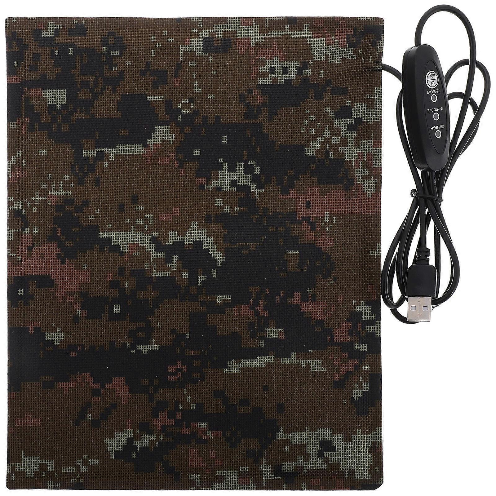 Terrarium Heating Pad Plastic And Cloth Material Usb Charging For Pet Supplies 25.00X20.00X0.50CM 1Pack
